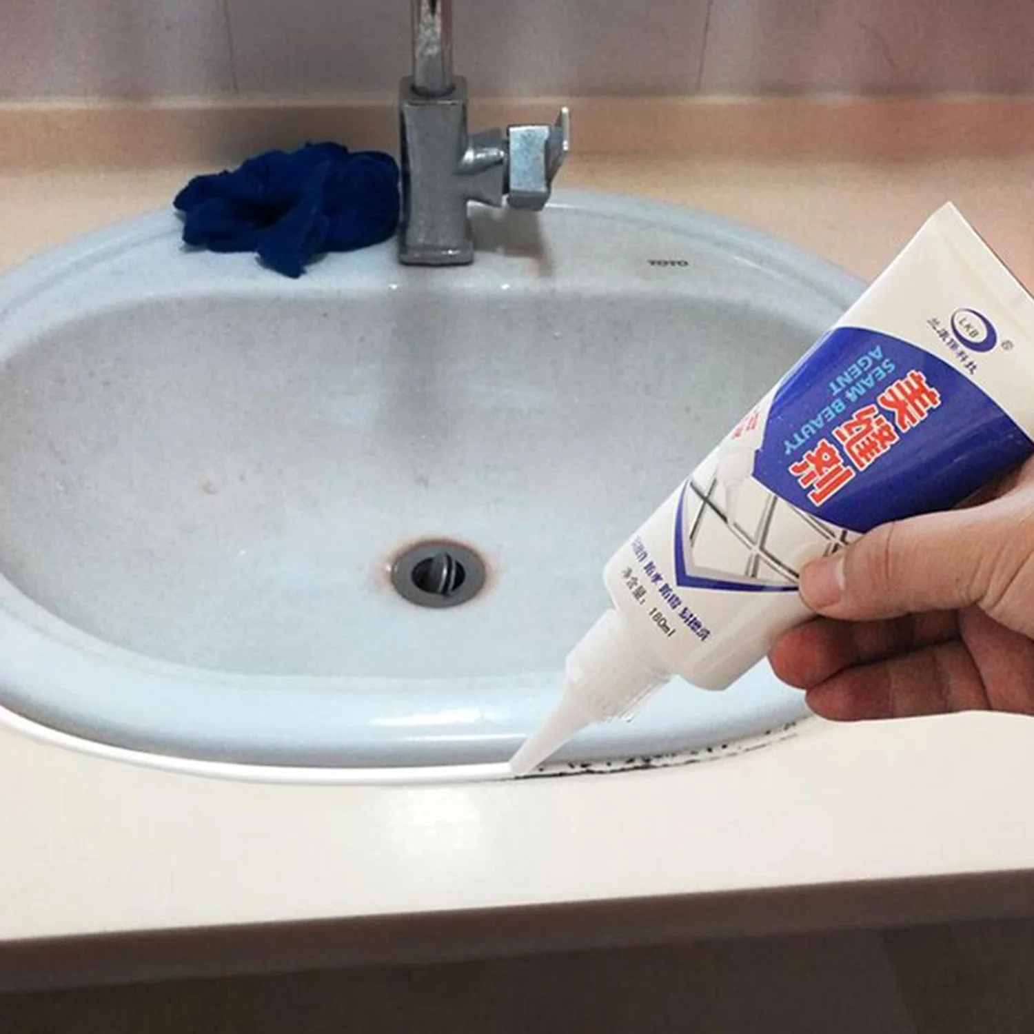 Waterproof Tile Gap Filler for Grout & Crack Repair for Home & Bathroom (180 ML) - Image 3