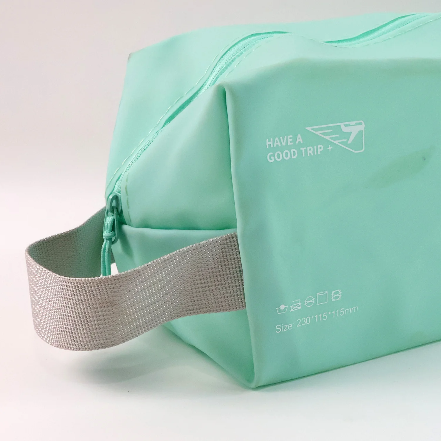 Waterproof Travel Toiletry Wash Bag /  Pouch with Zipper Side Handle - (1 Pc) - Image 3