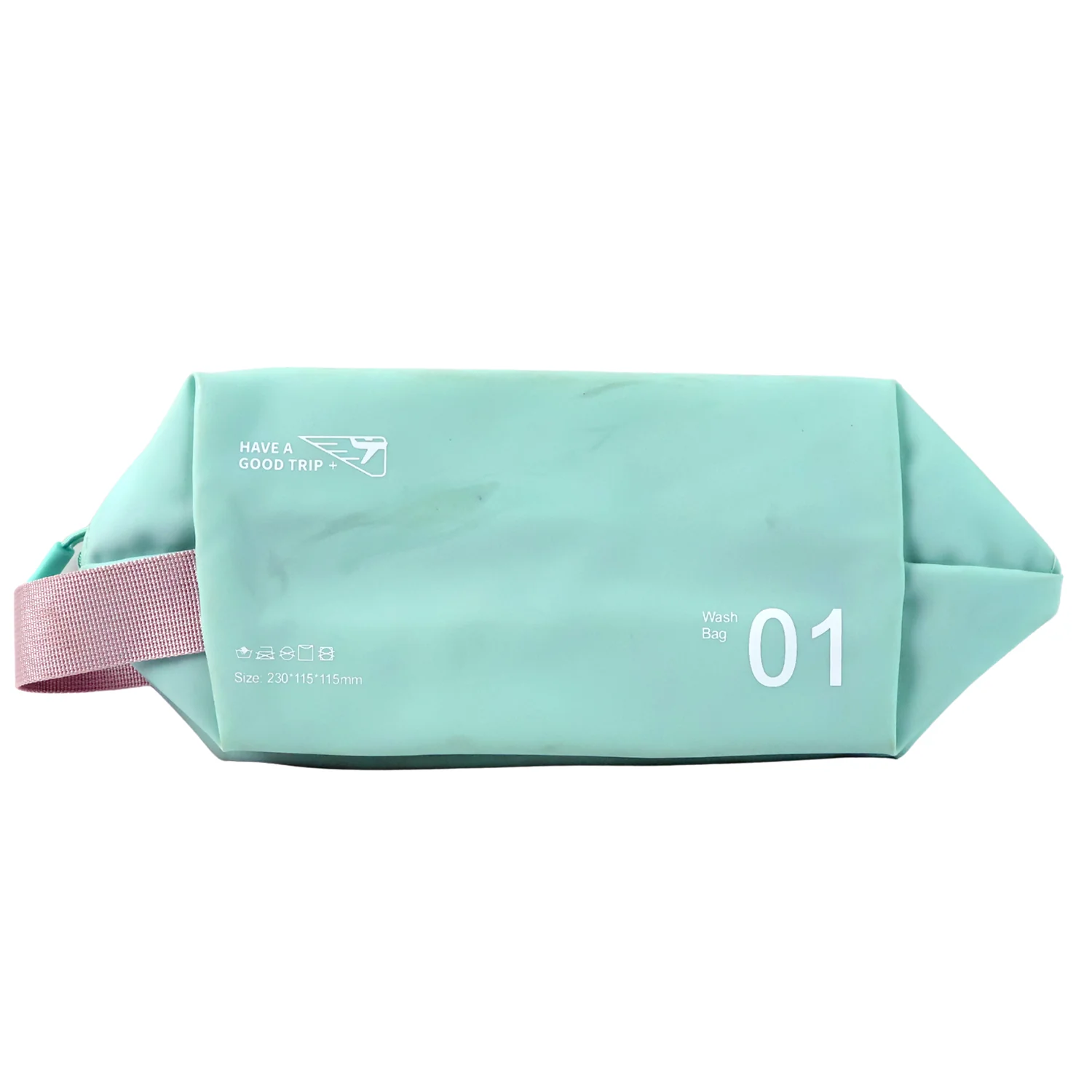 Waterproof Travel Toiletry Wash Bag /  Pouch with Zipper Side Handle - (1 Pc) - Image 5