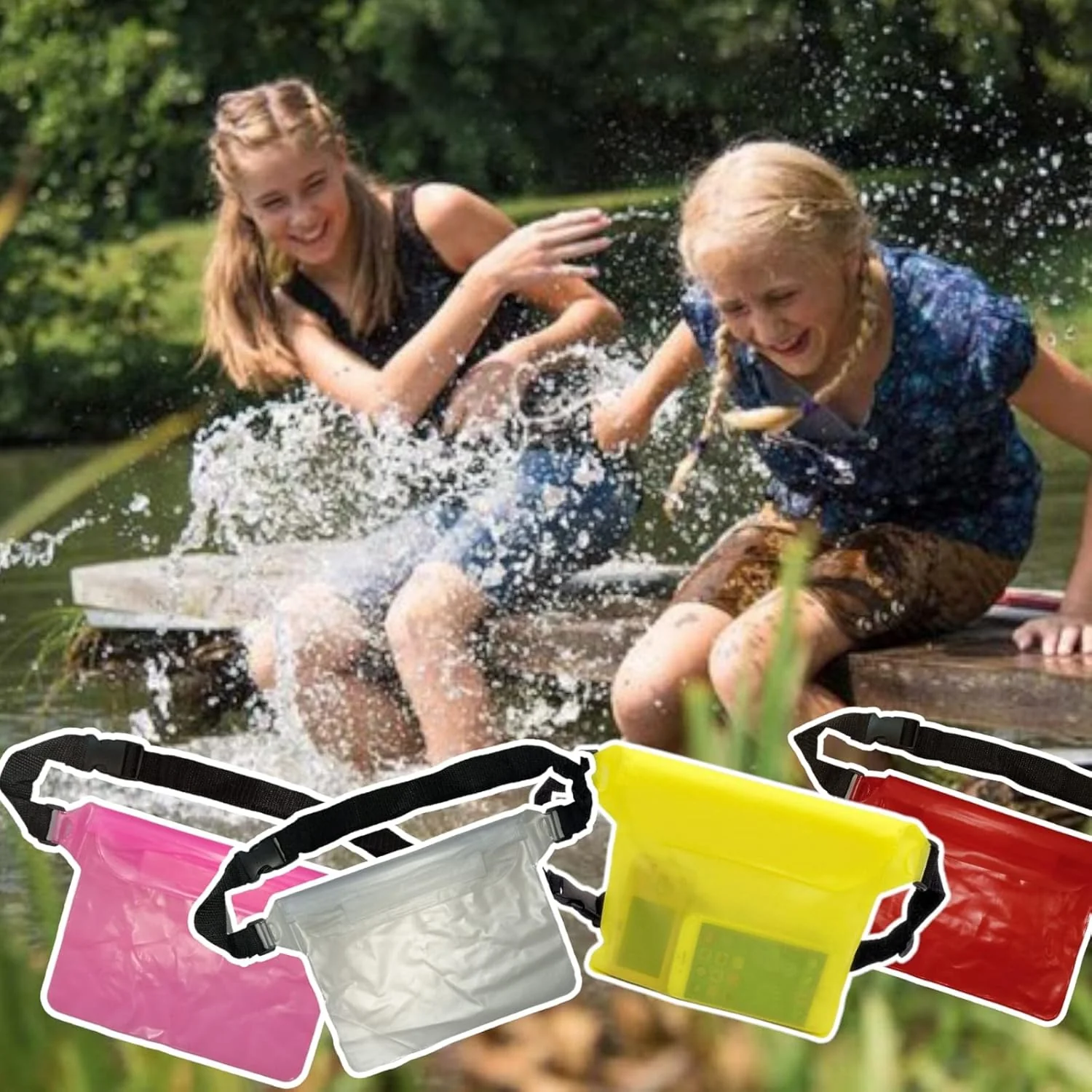 Waterproof Waist Pouch Bag with Adjustable Strap (1 Pc) - Image 3