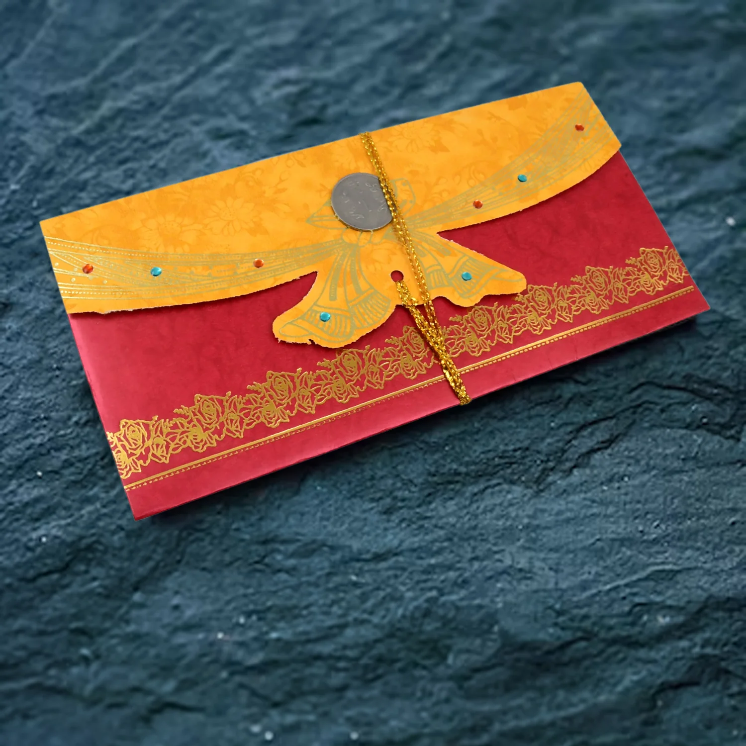 Wedding Gift Card / Cover (1 Pc / Multicolour) - Image 3