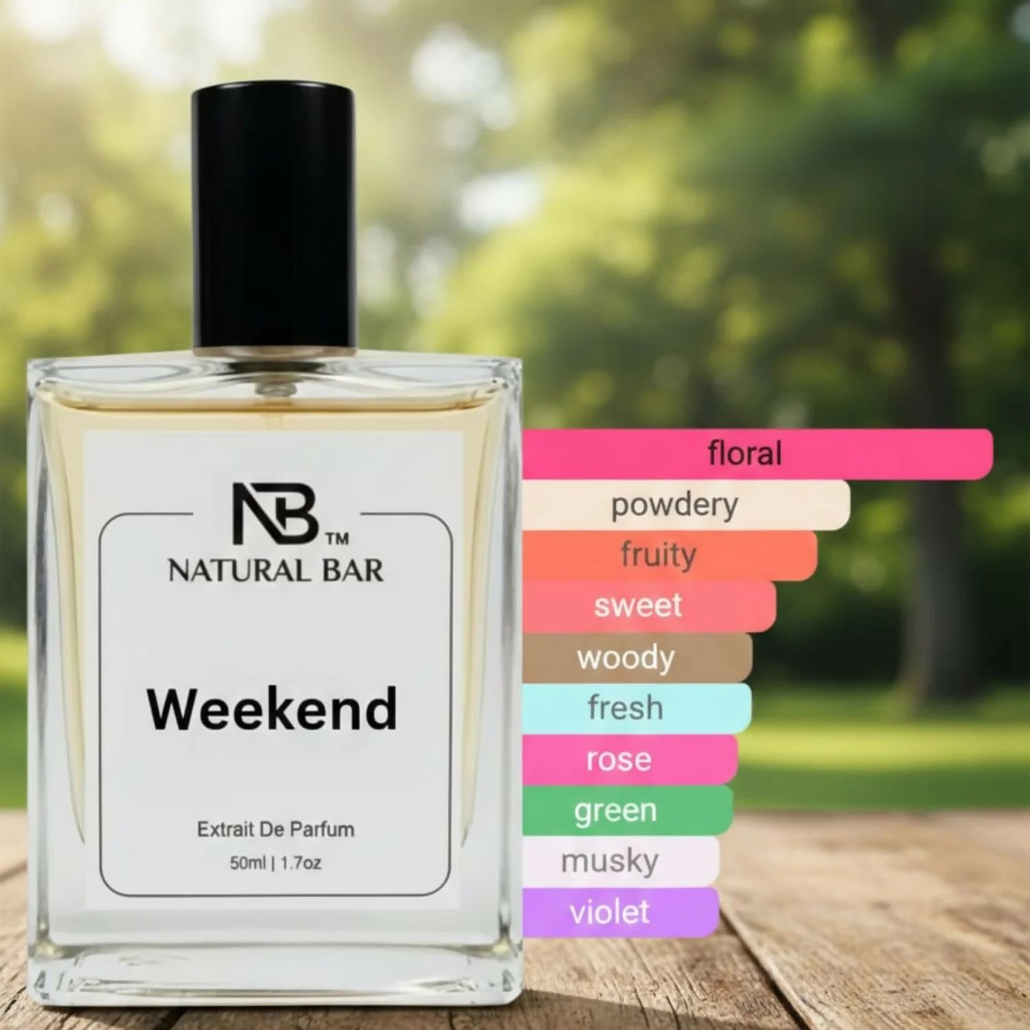 Weekend Eau de Parfum for Men and Women | Floral Powdery Sweet notes| | Long- Lasting Luxury Perfume | Ideal Gift for Wife & Girlfriend |50 ml - Image 3