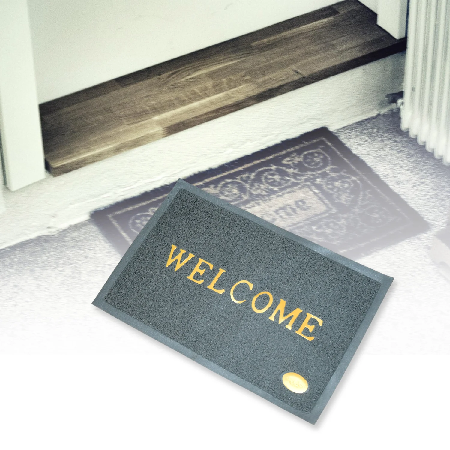 Welcome Door Mat for Home Entrance Outdoor Mat   For Bedroom, Living Room (23x15 Inch) - Image 6
