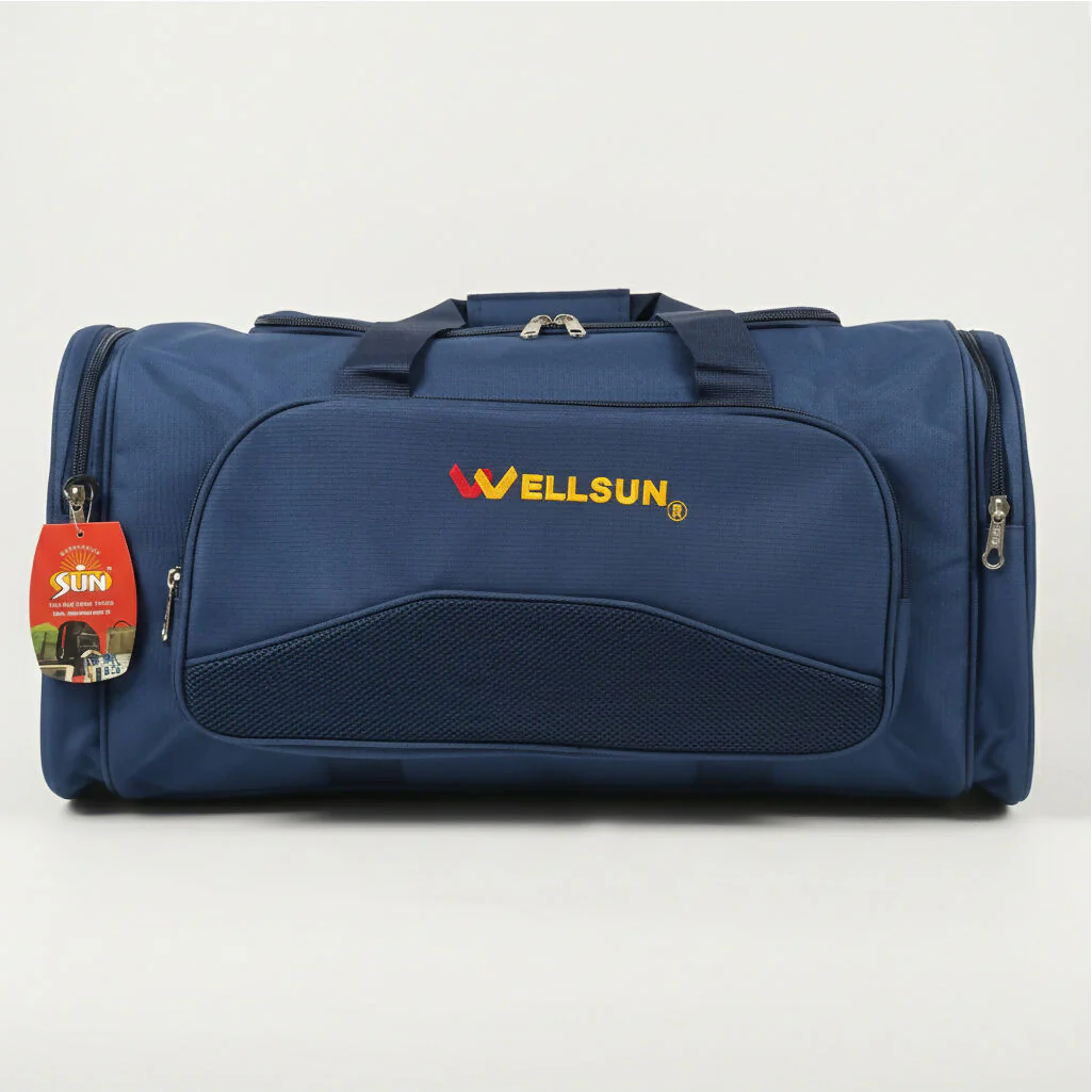 WELLSUN Large Travel Duffle Bag with Shoulder Strap & Multiple Pockets - Image 4