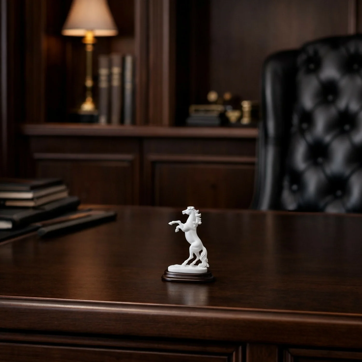 White Horse poly-resin Showpiece Statue for Home & Office Décor - Image 2