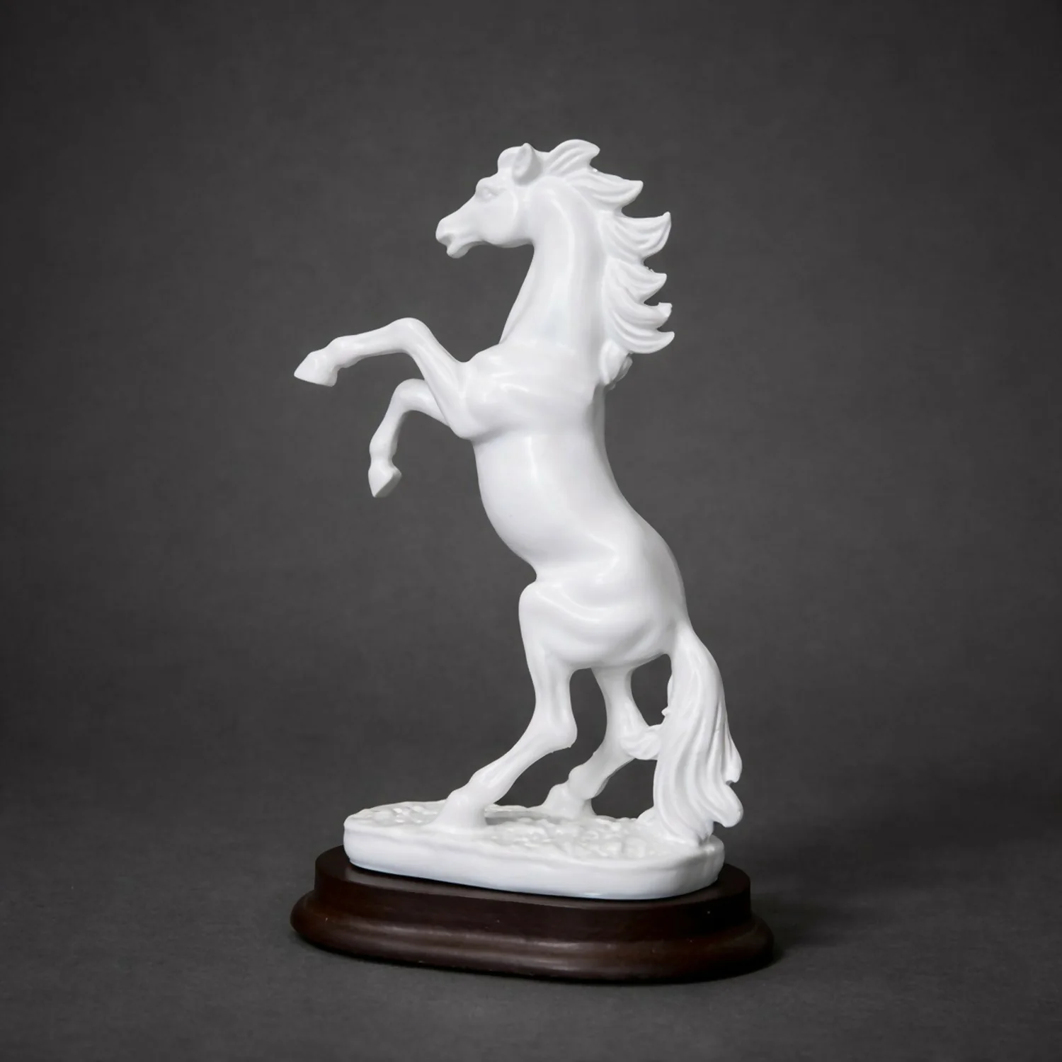 White Horse poly-resin Showpiece Statue for Home & Office Décor - Image 3