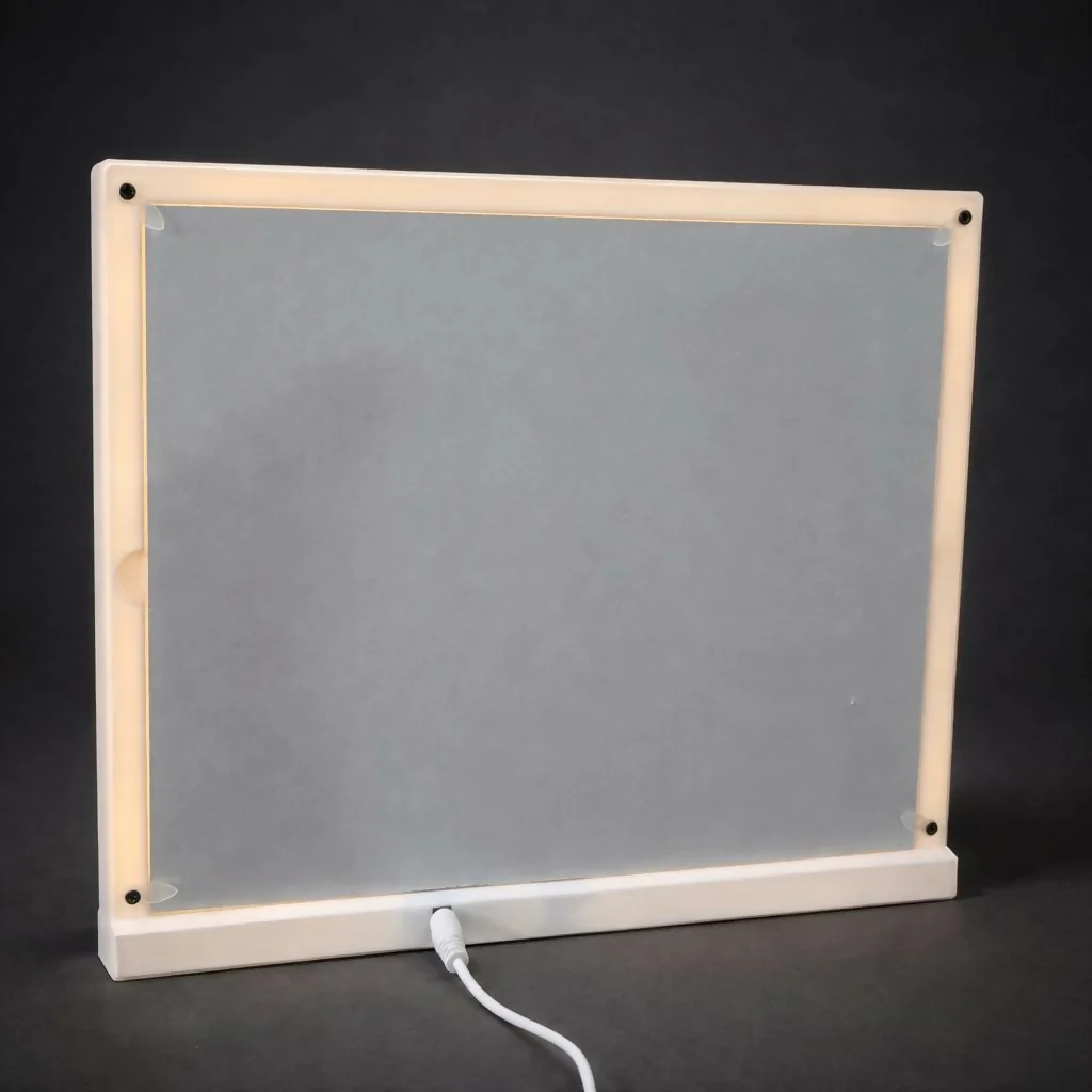 White LED Photo Frame Collage 4 Photo Display Light Decorative Frame - Image 5