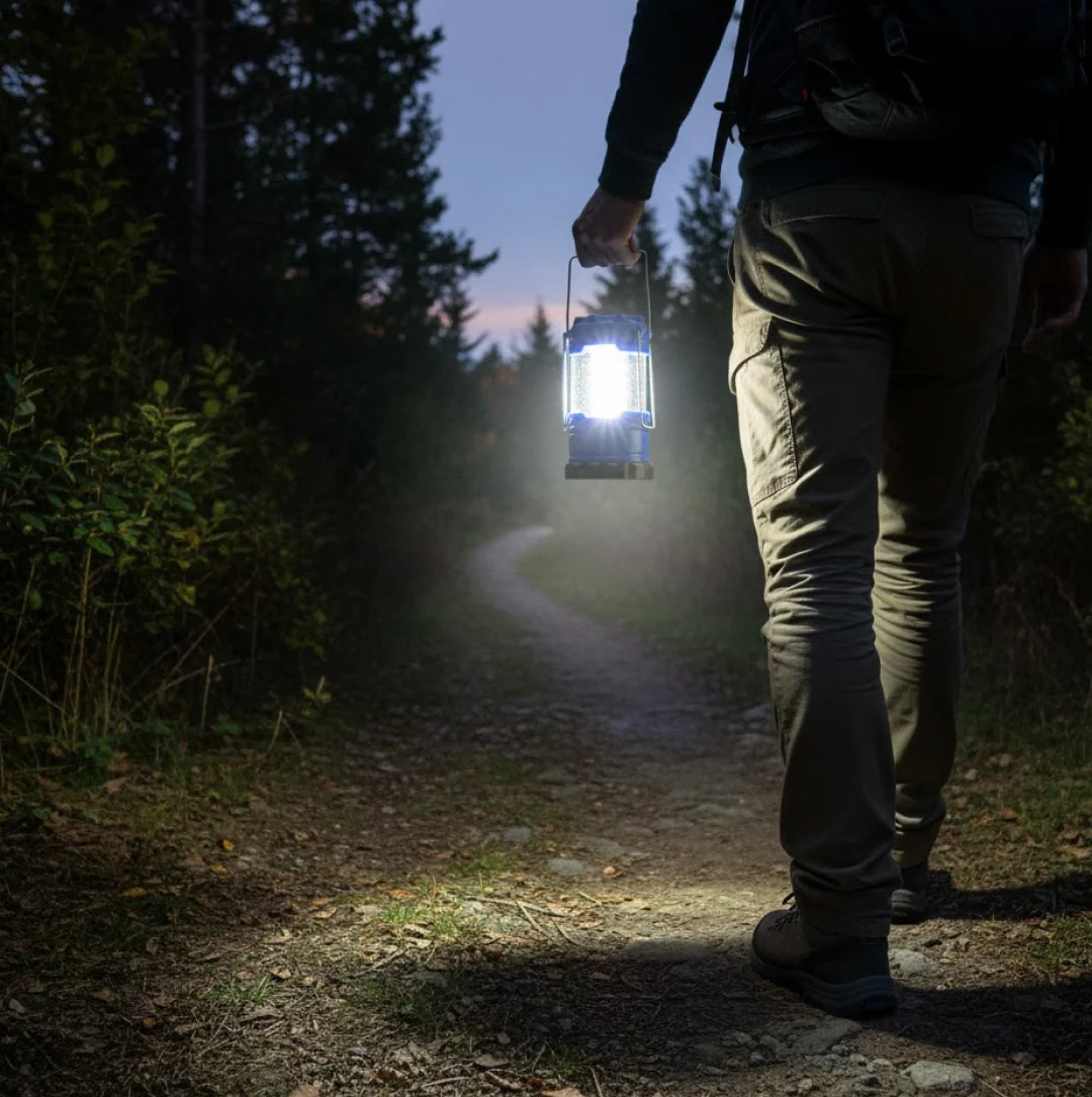 Portable Waterproof Camping Lantern for Hiking & Fishing (Battery Not Included) - Image 3