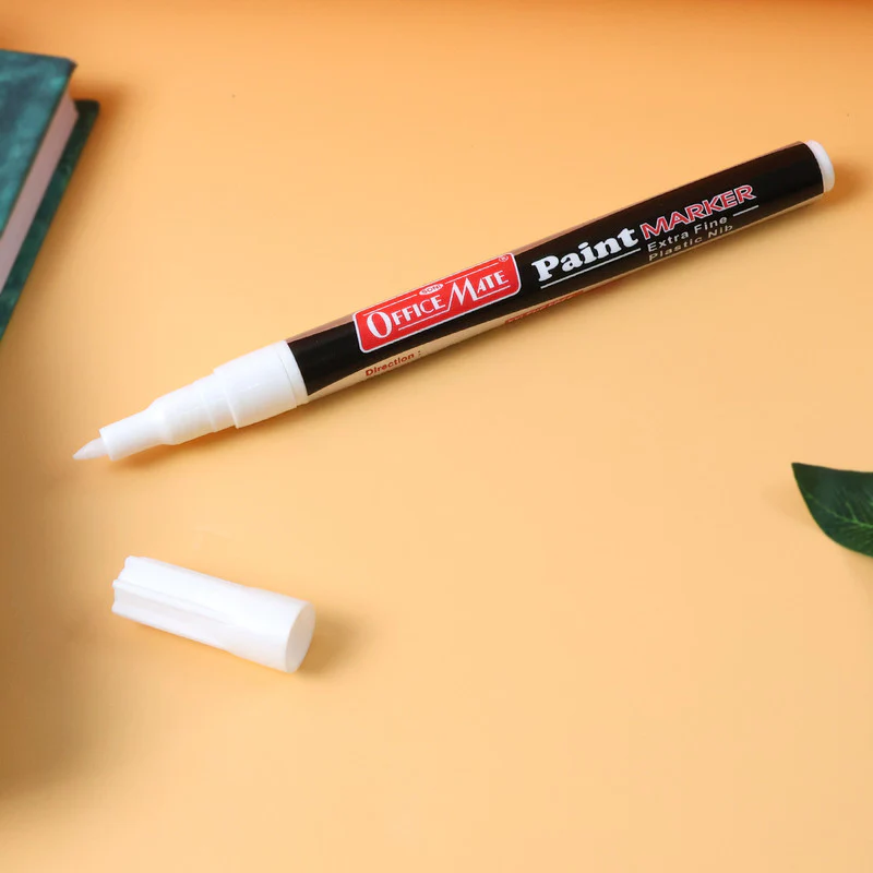 White Paint Marker Pen – Extra Fine Tip for Permanent Marking on All Surfaces - Image 2