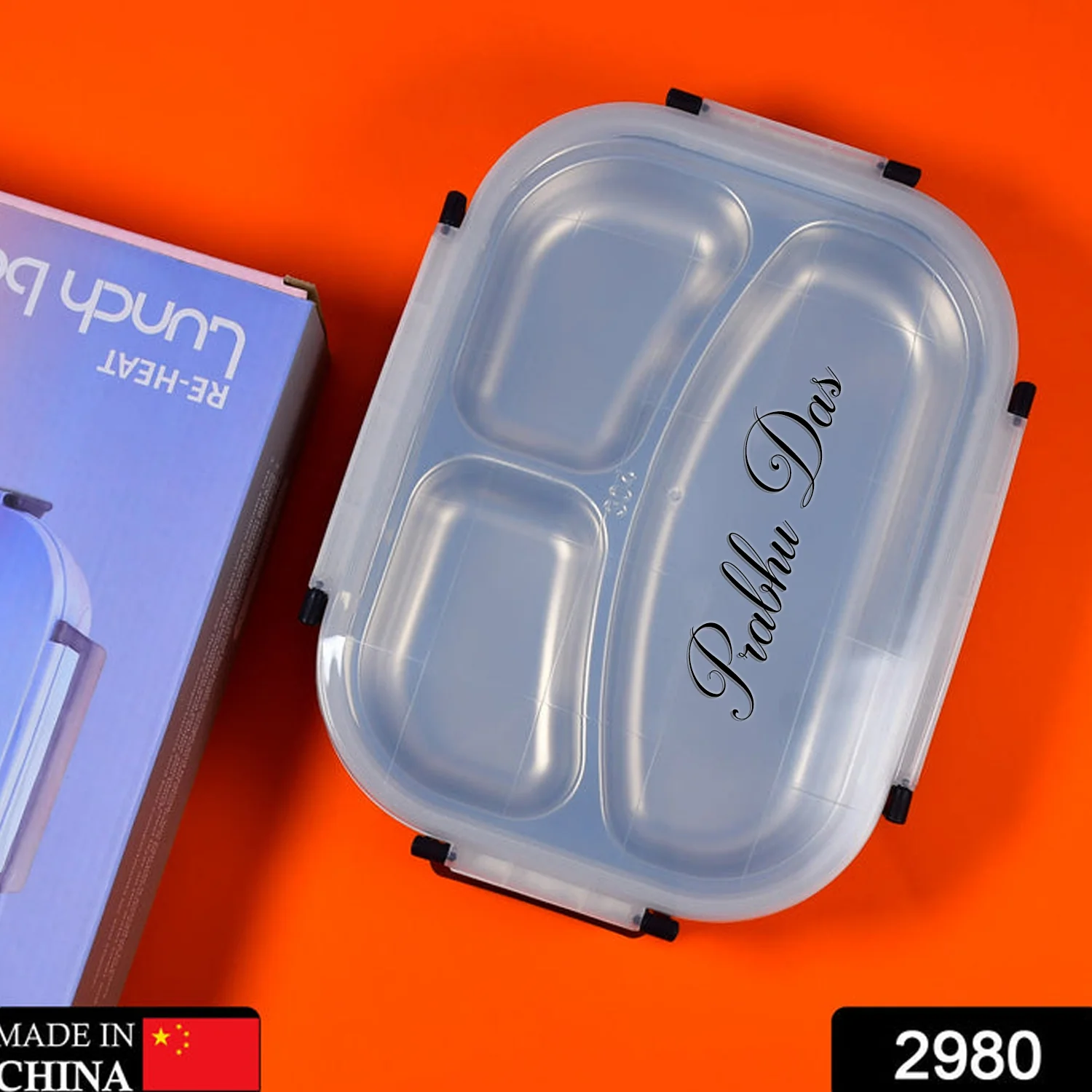 Customize White Transparent Lunch Box - Image 3