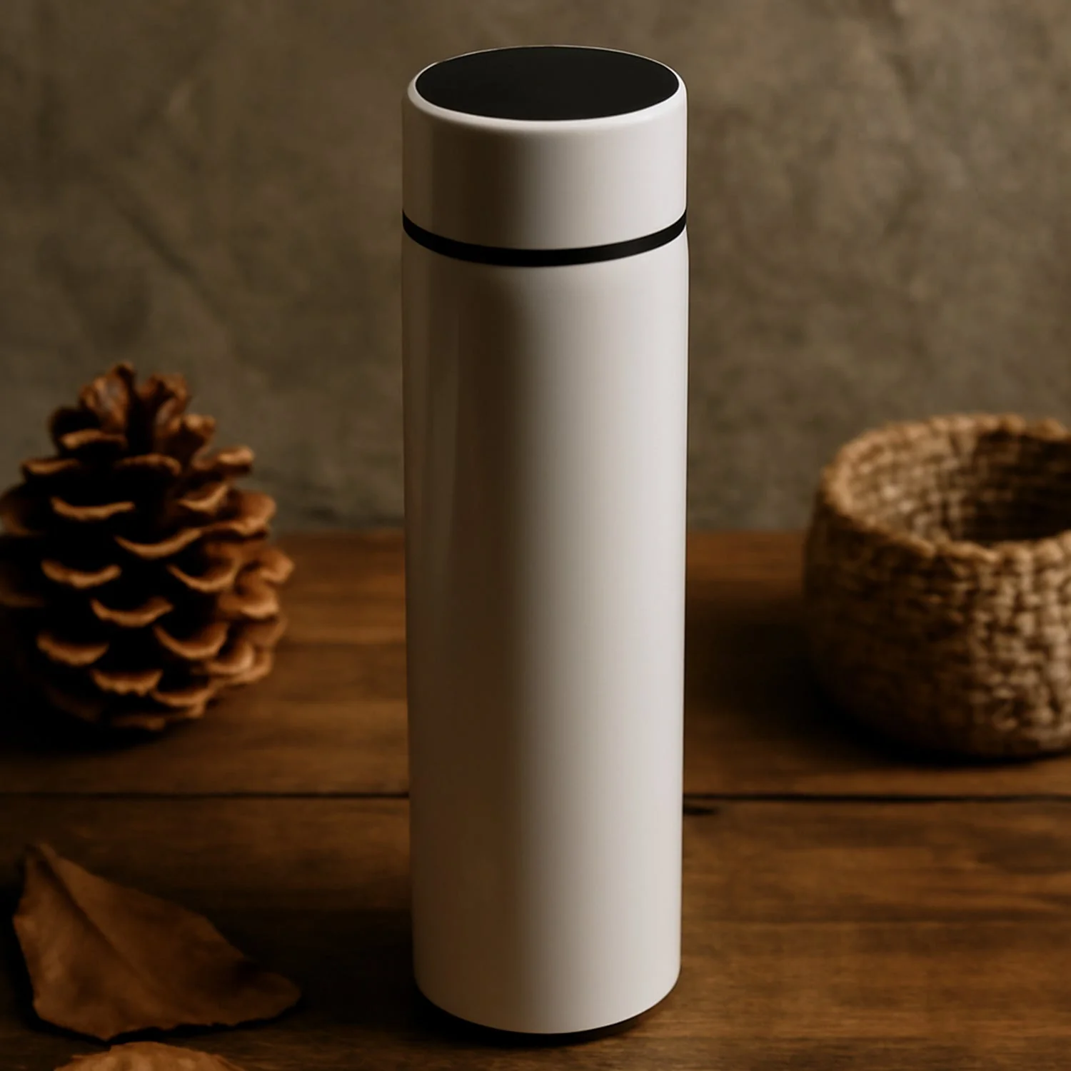 White Vacuum Insulated Water Bottle (1 Pc / 500ML) - Image 6