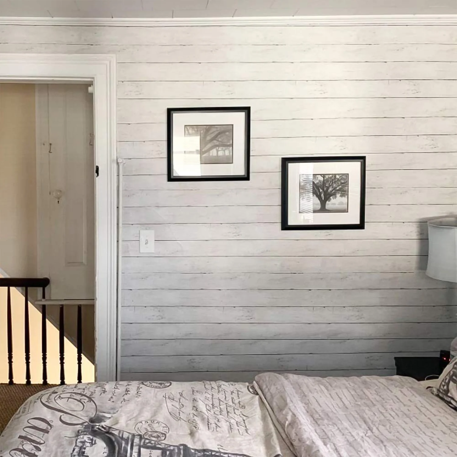 White Wood Grain Self-Adhesive Wallpaper 45 cm x 10 meter (1 Pc) - Image 4