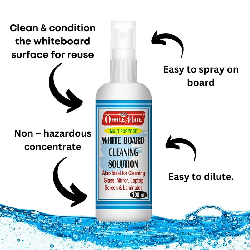 Whiteboard Cleaning Solution Spray for Boards, Glass & Laptop Screens – 100 ml - Image 6