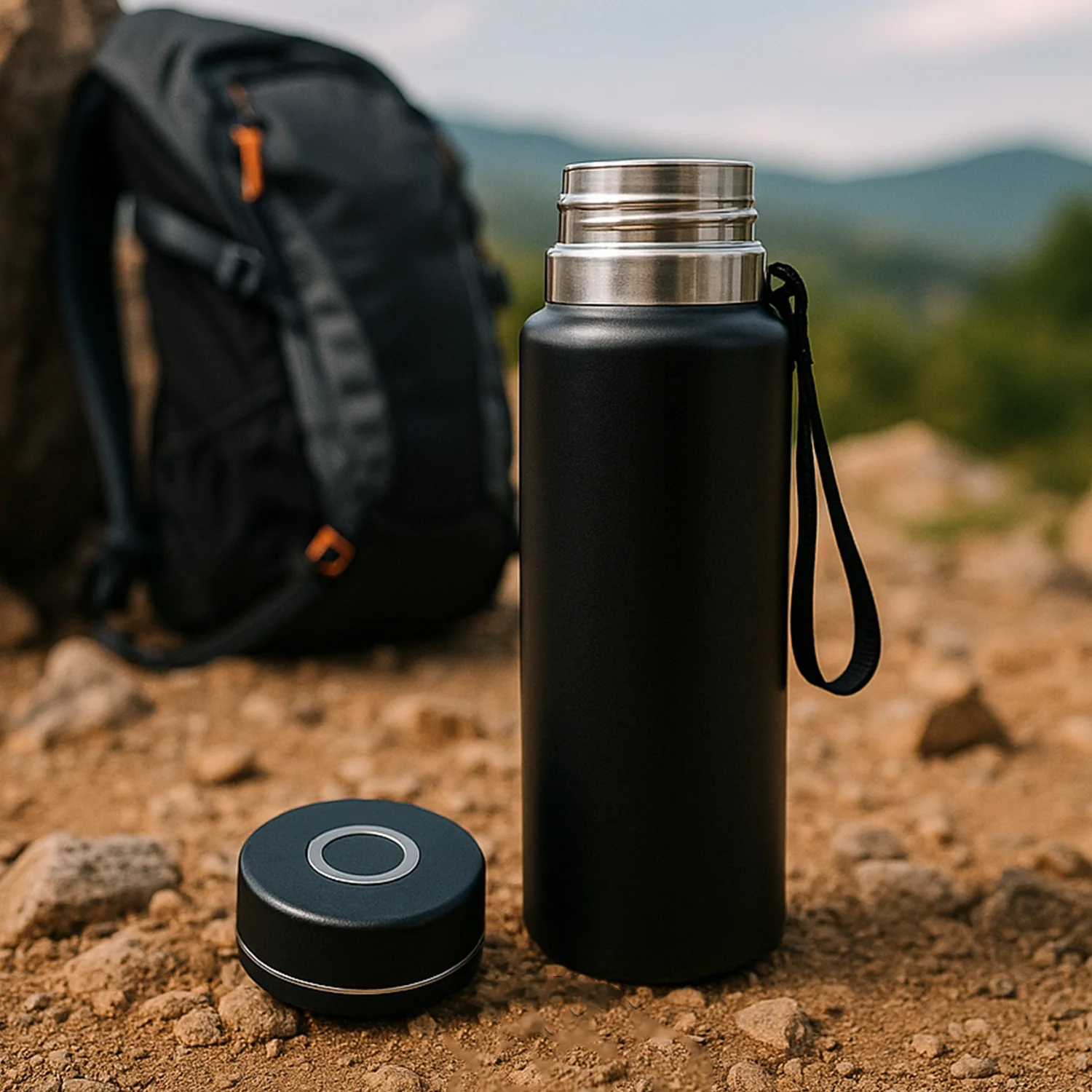 Customize Double Stainless Steel Wall Flask Vacuum Insulated Water Bottle (800 ML) - Image 3
