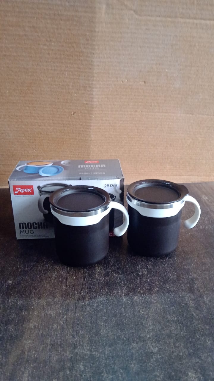 Customize 2 Pcs Premium Mocha Mug Set 250 ml - Image 7