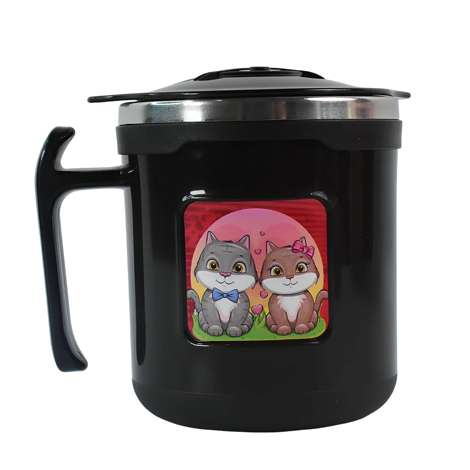 Customize 1 Pc Apex Cat Mug – 250 ml Stainless Steel Insulated Inner Cute Cat Print - Image 4