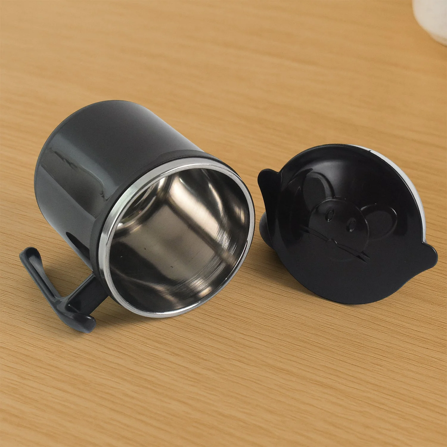 Customize 1 Pc Apex Cat Mug – 250 ml Stainless Steel Insulated Inner Cute Cat Print - Image 6