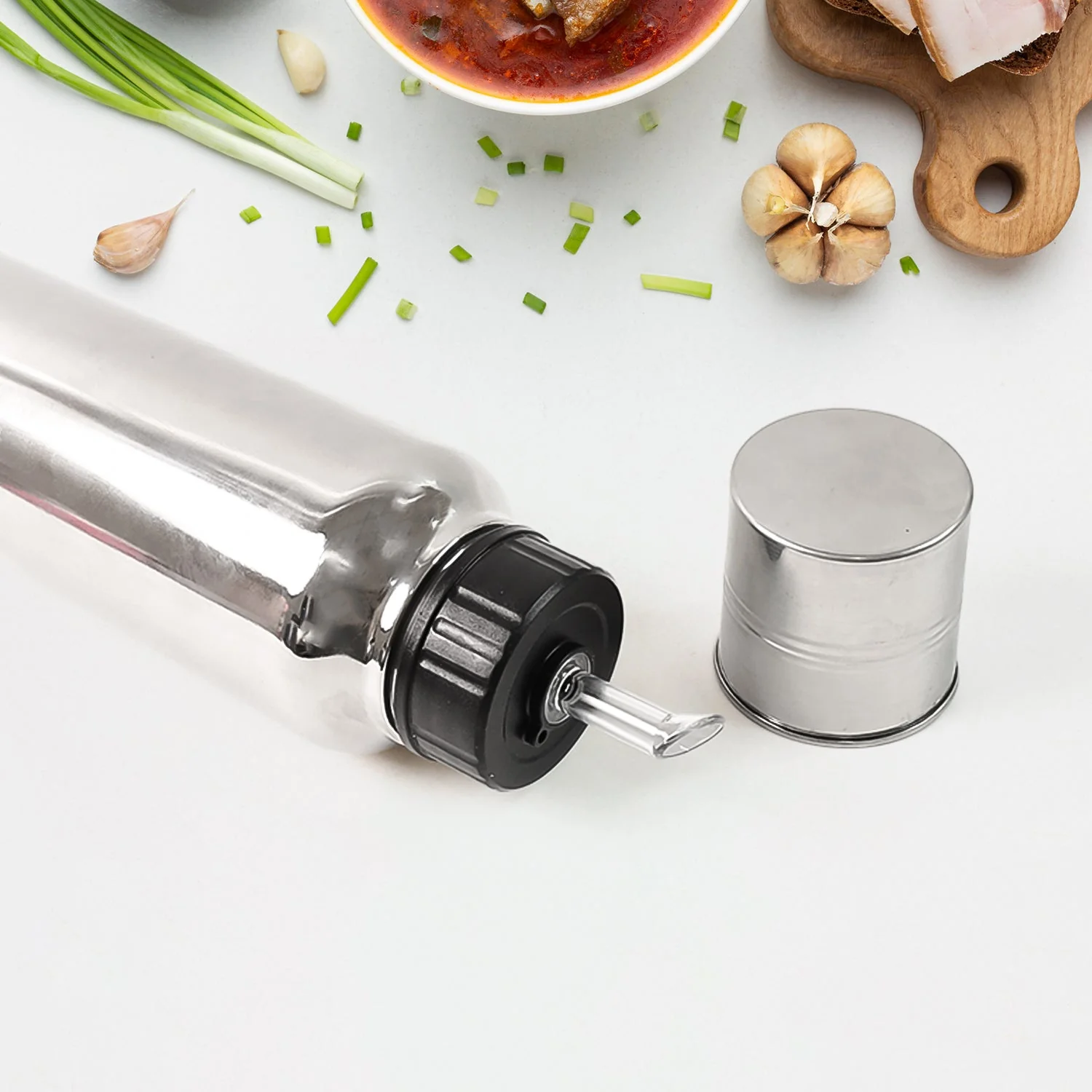 Customize Apex Pro Stainless Steel Oil Pourer – 750ml (1 Pc) - Image 3