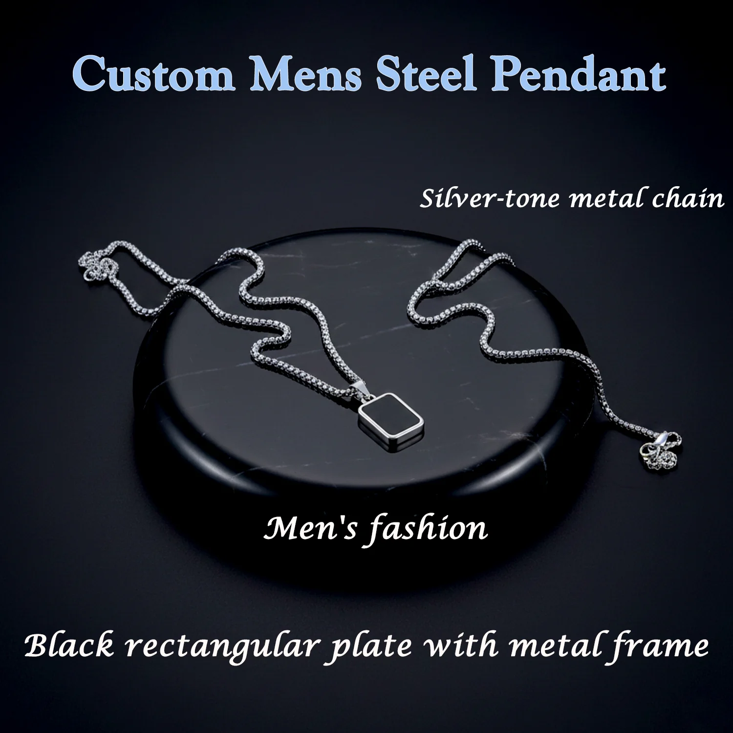 Customize / Personalized Premium Stainless-Steel Men’s Fashion Pendant Chain (1 Pc) - Image 4