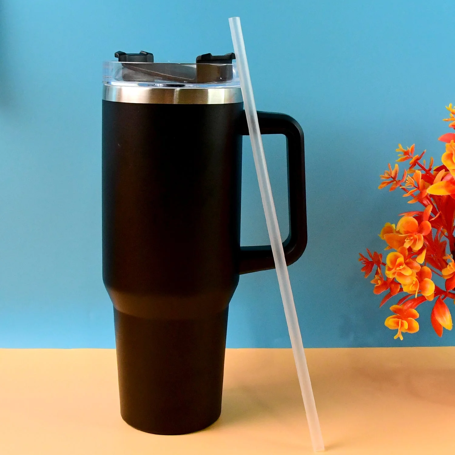 Customize / personalized Extra Large Insulated Travel Mug, Tumbler (1200ML - 1 Pc) - Image 6