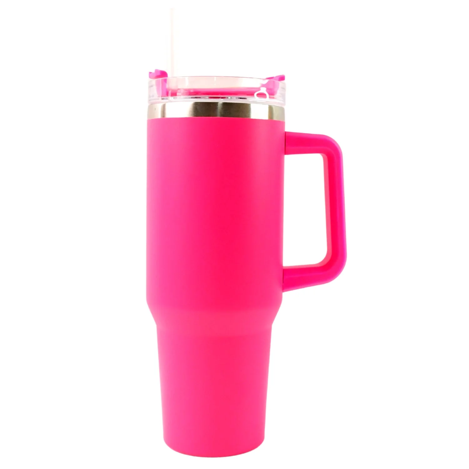 Customize,Personalized Pink Large Insulated Travel Mug, Tumbler (1200ML - 1 Pc) - Image 5