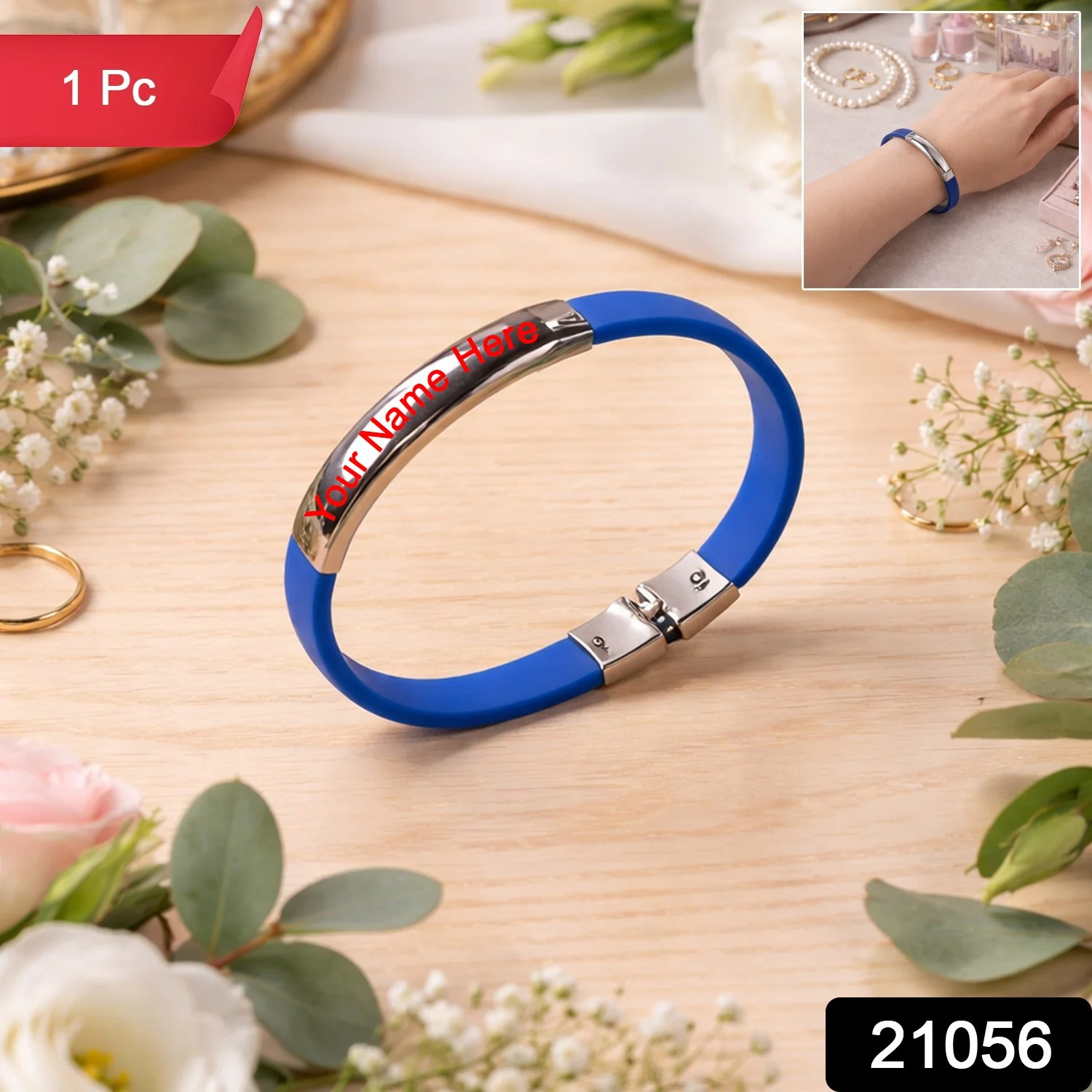 Custom Premium Fancy Wrist Bracelet (1 Pc) - Image 2