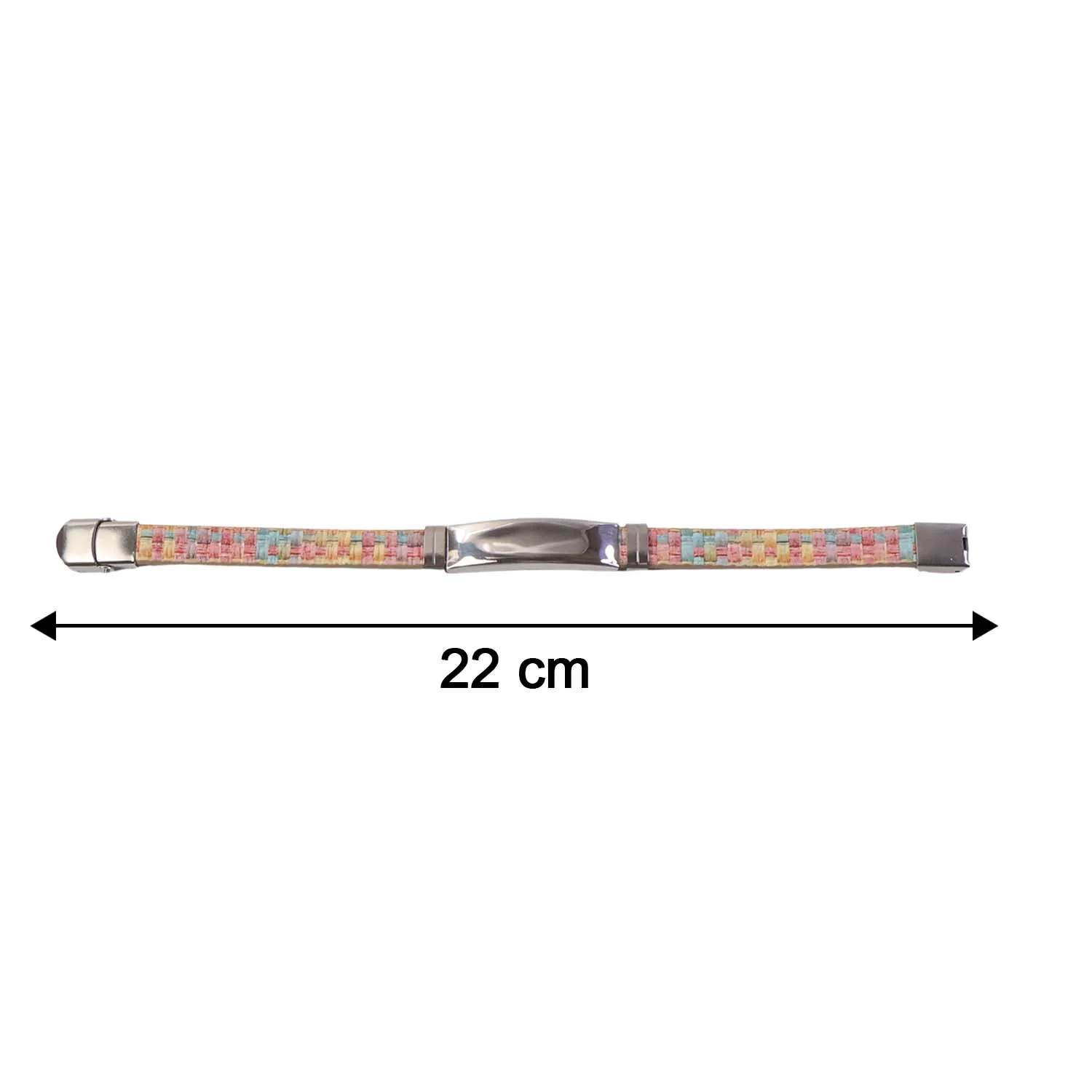 Custom Premium Fancy Wrist Bracelet with Multicolor Woven Design (1 Pc / Mix Design Belt) - Image 6