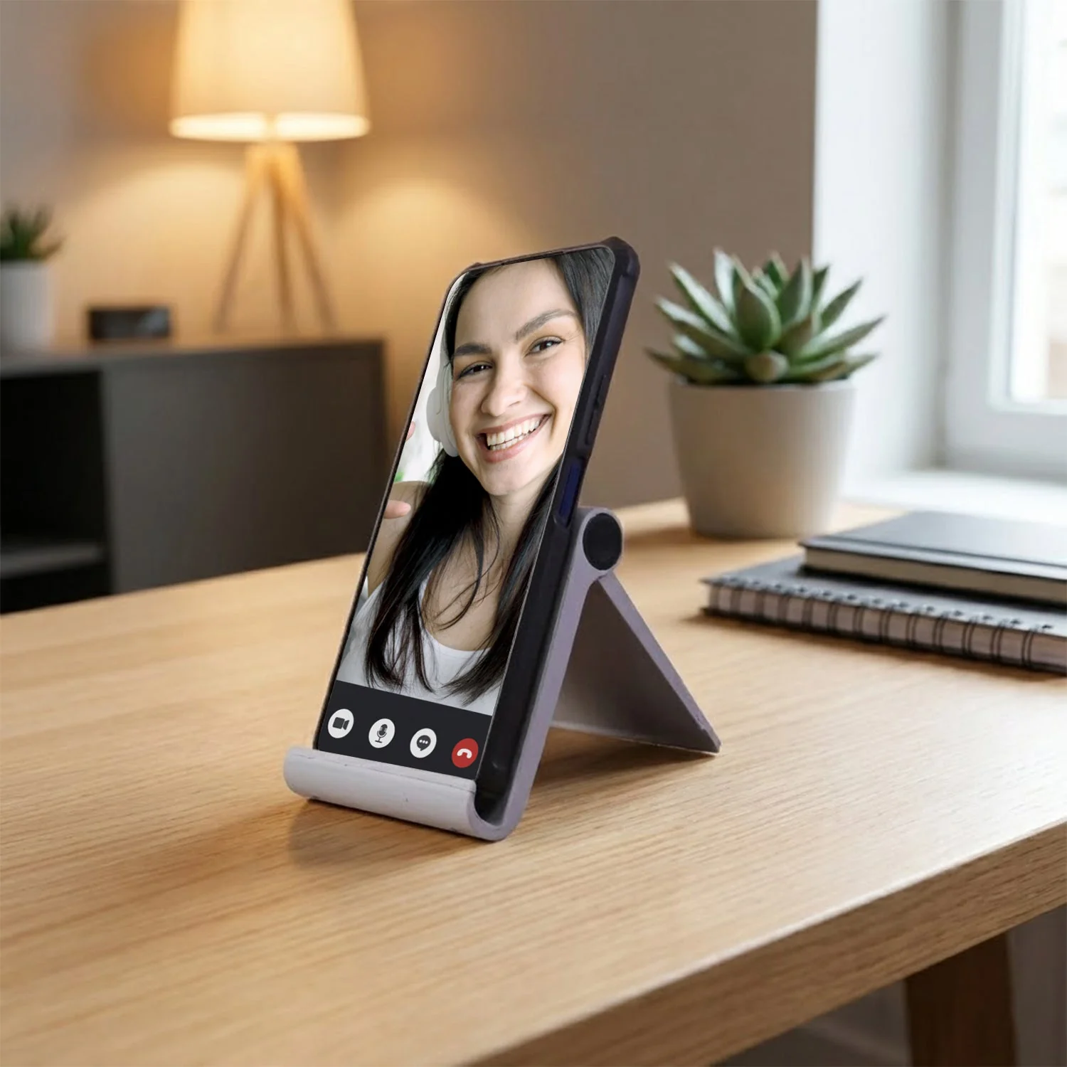 Customize Plastic Foldable Desktop Mobile Stand (1 Pc) - Image 3