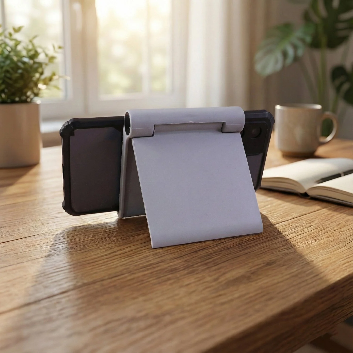 Customize Plastic Foldable Desktop Mobile Stand (1 Pc) - Image 4