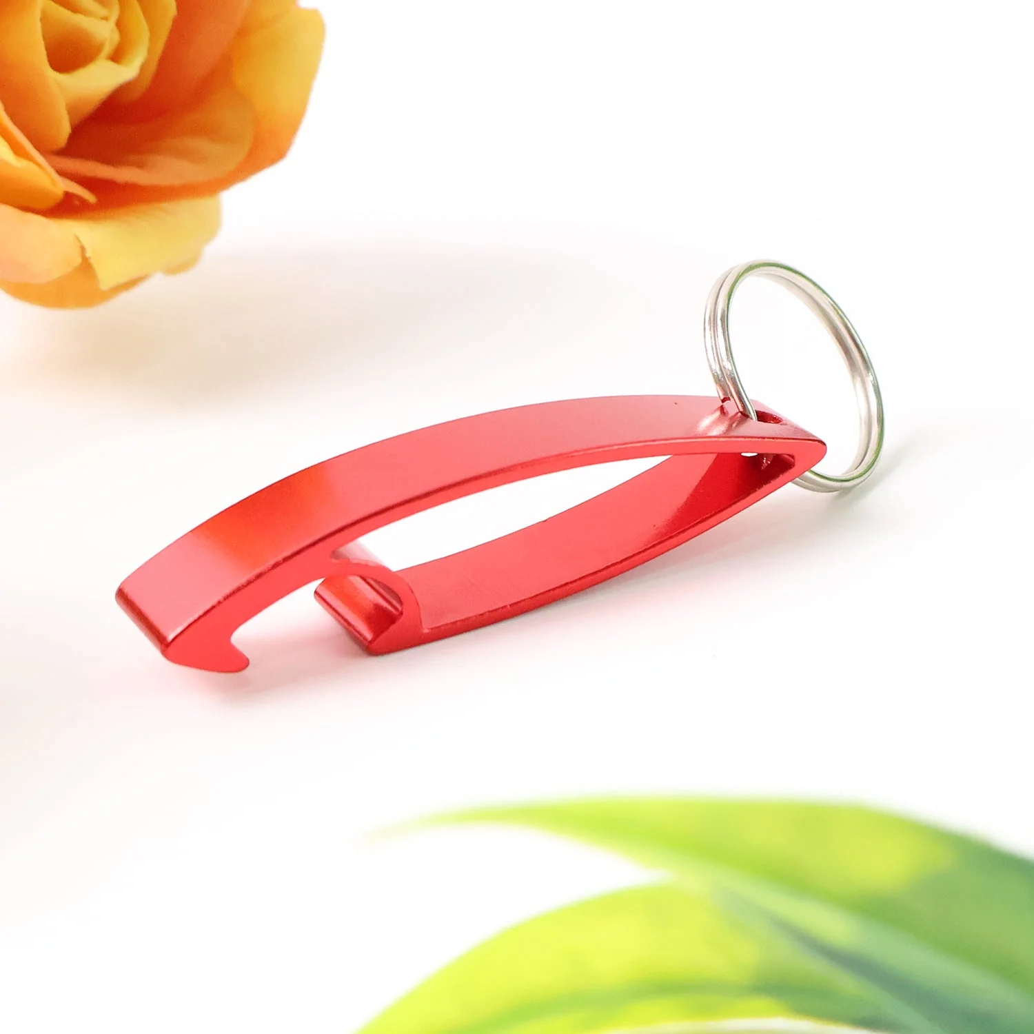 Customized 2 in 1 Compact Metal Bottle Opener with Keyring (1 Pc) - Image 6