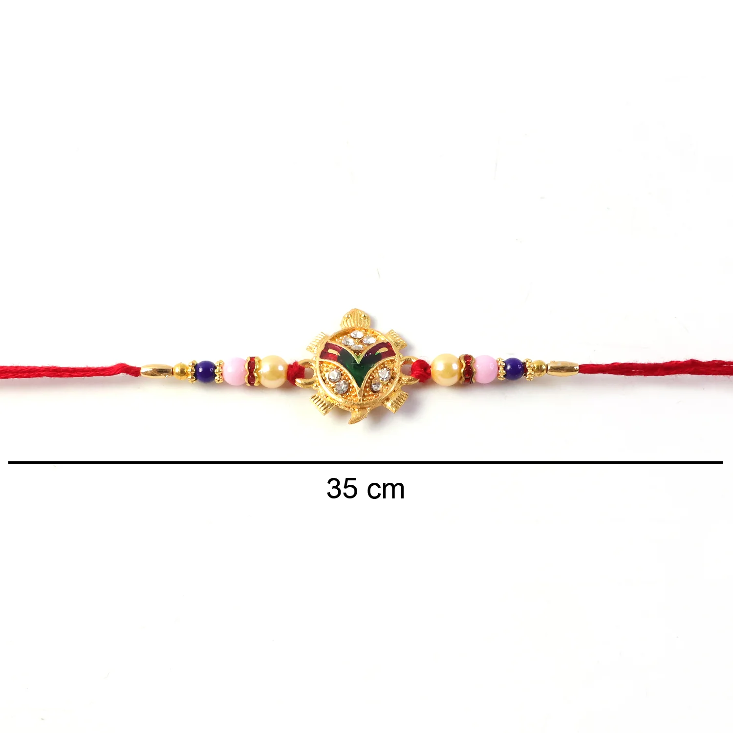 Traditional Tortoise Charm Rakhi - Image 7