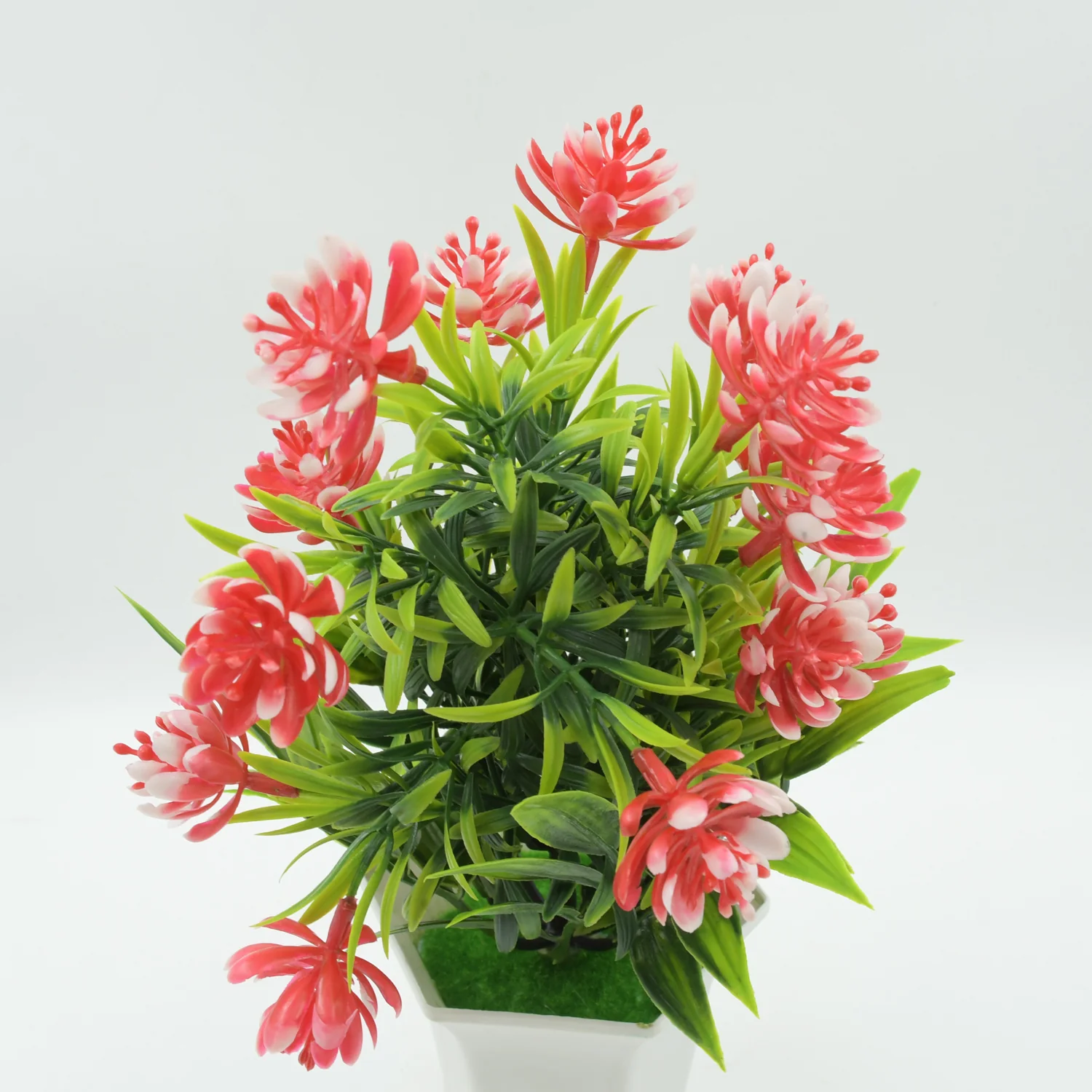 Wild Artificial Flower Plant for Home & Office Decor (1 Pc, Cute Pot) - Image 3