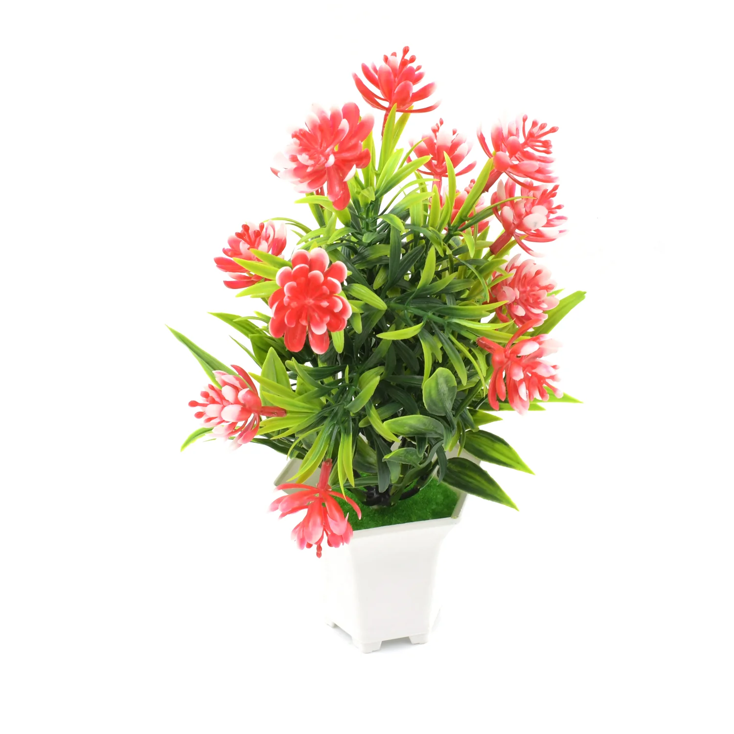 Wild Artificial Flower Plant for Home & Office Decor (1 Pc, Cute Pot) - Image 5