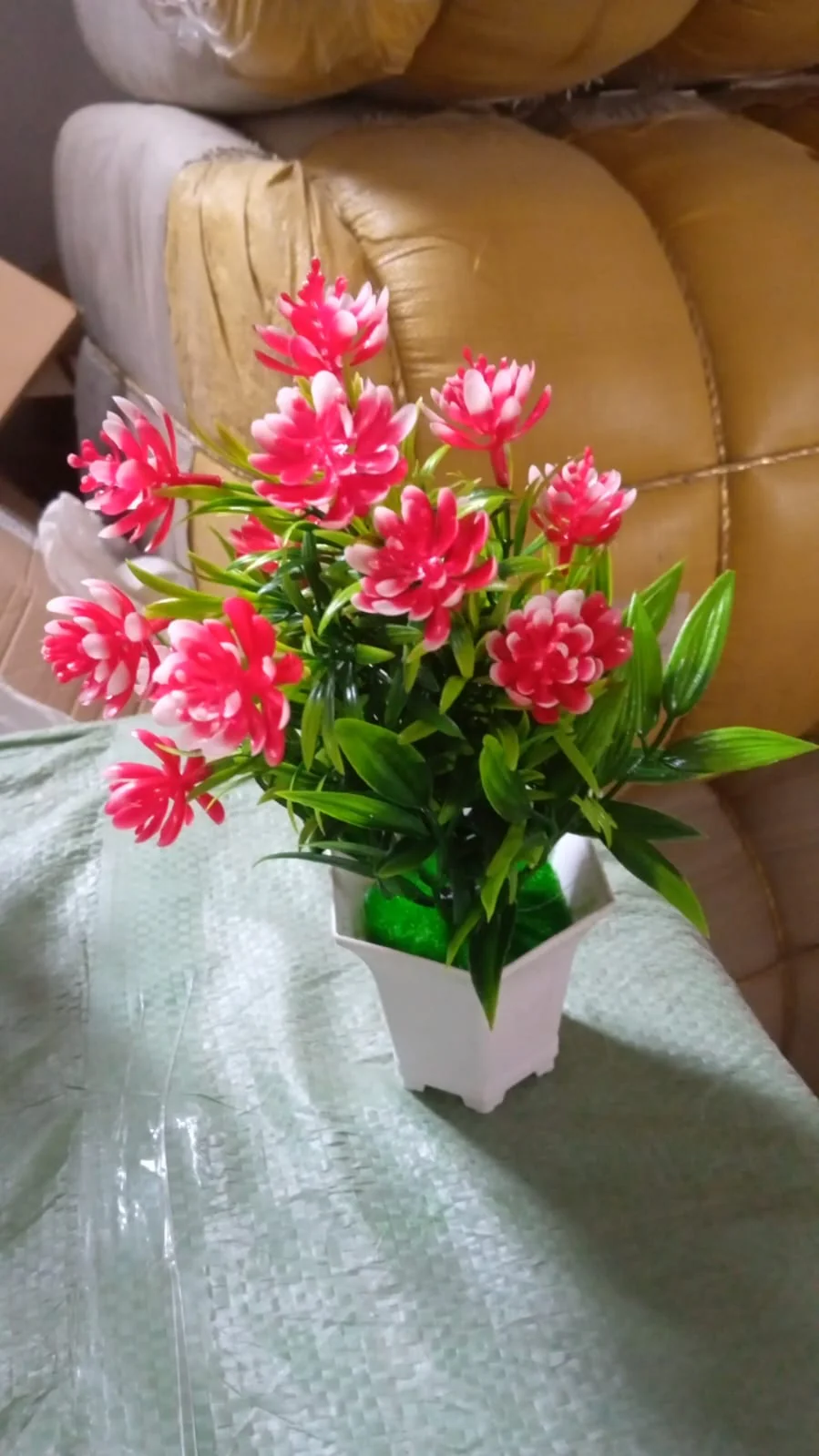 Wild Artificial Flower Plant for Home & Office Decor (1 Pc, Cute Pot) - Image 6