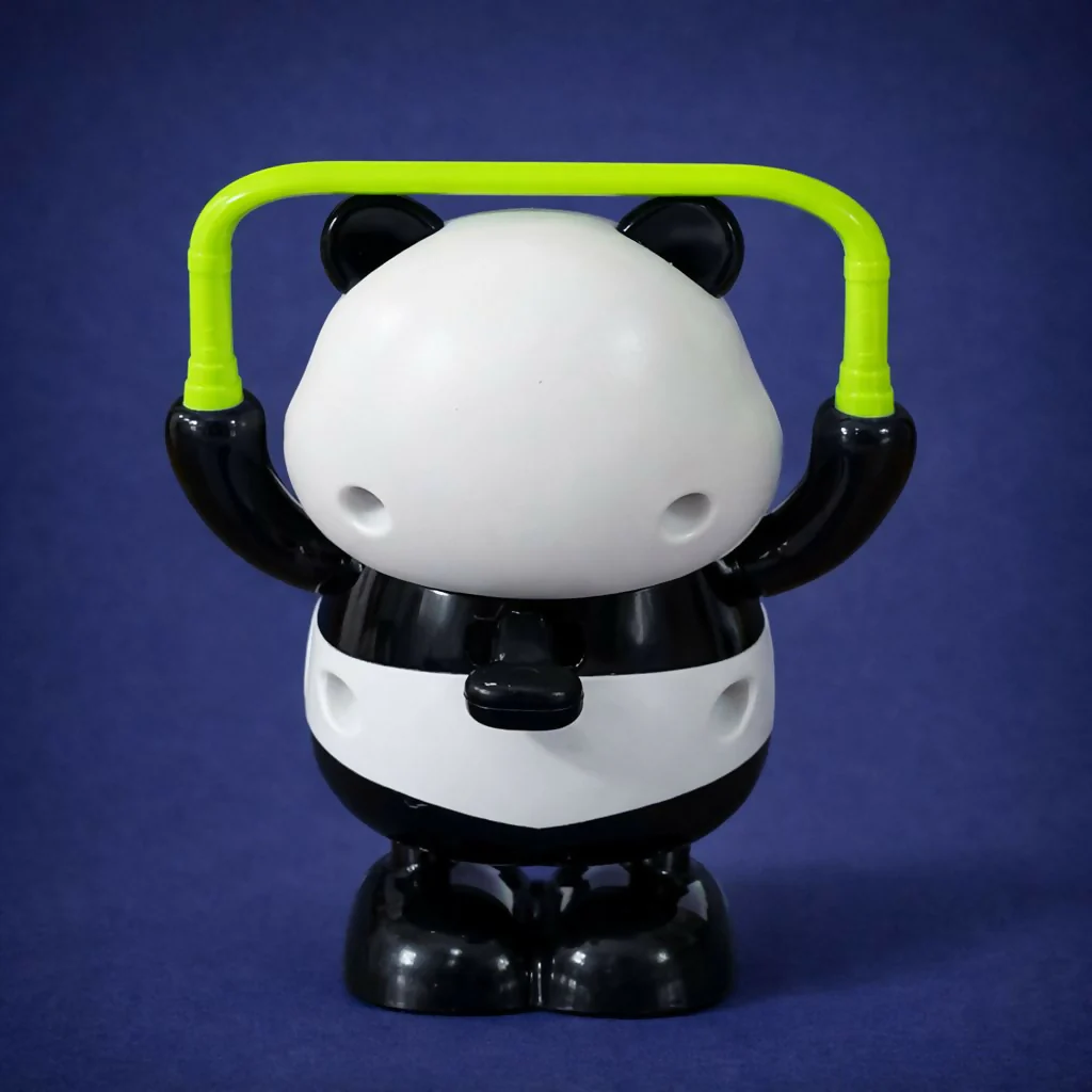 Wind-Up Jumping Panda Toy with Moving Arms for Kids - Image 4