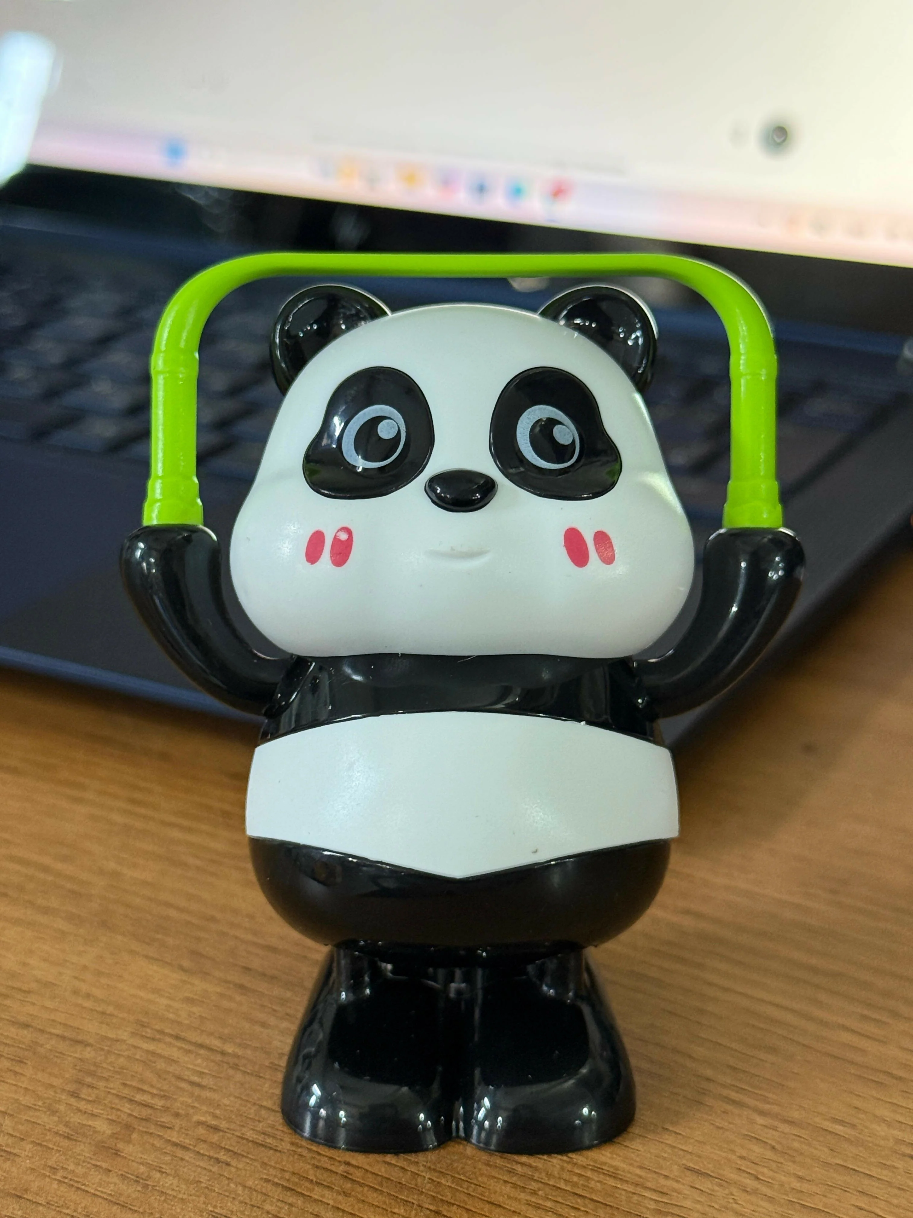 Wind-Up Jumping Panda Toy with Moving Arms for Kids - Image 5