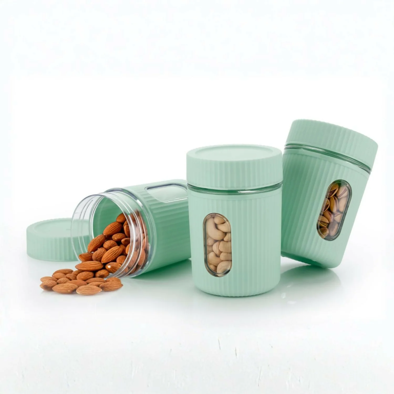 Window Storage Container Kitchen Airtight Food Storage Box 650ML (Set of 2) - Image 5