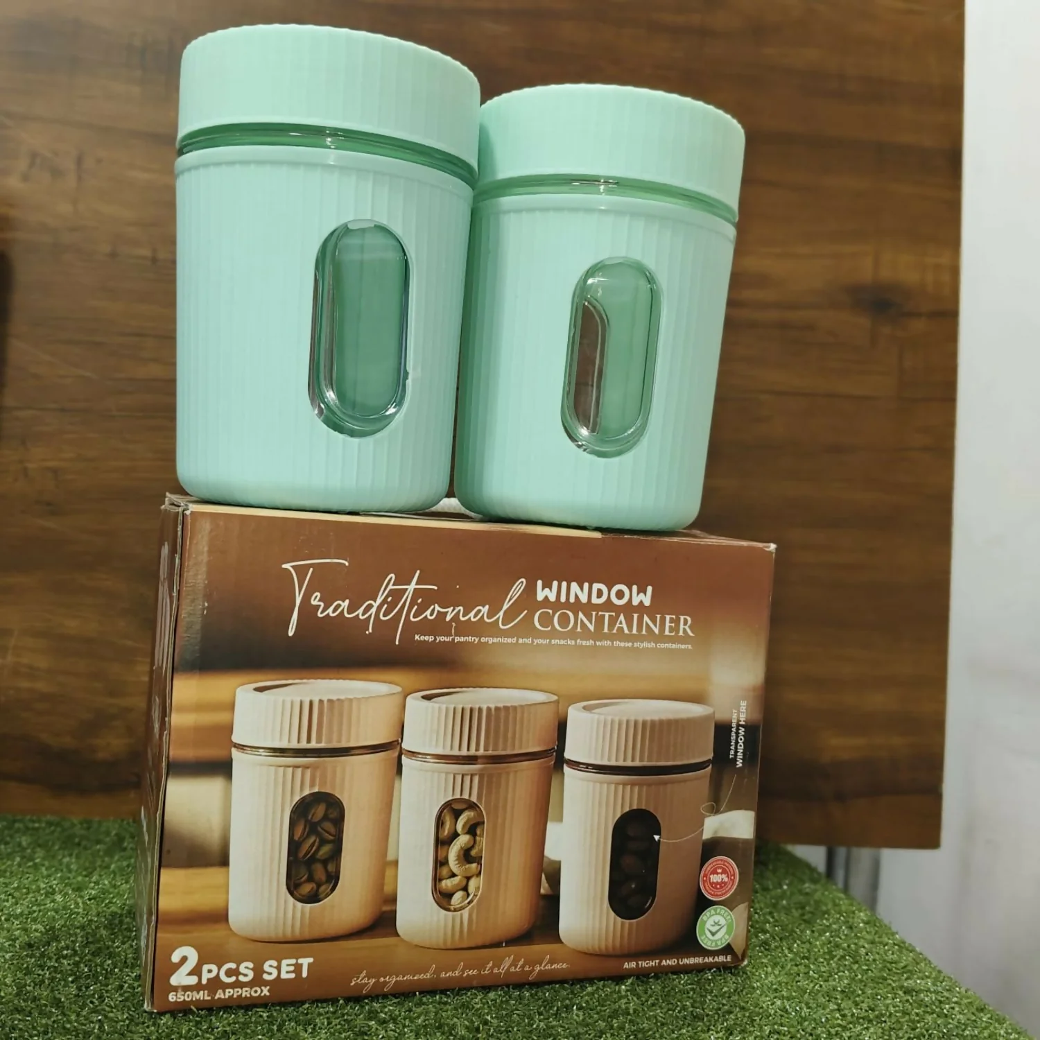 Window Storage Container Kitchen Airtight Food Storage Box 650ML (Set of 2) - Image 6