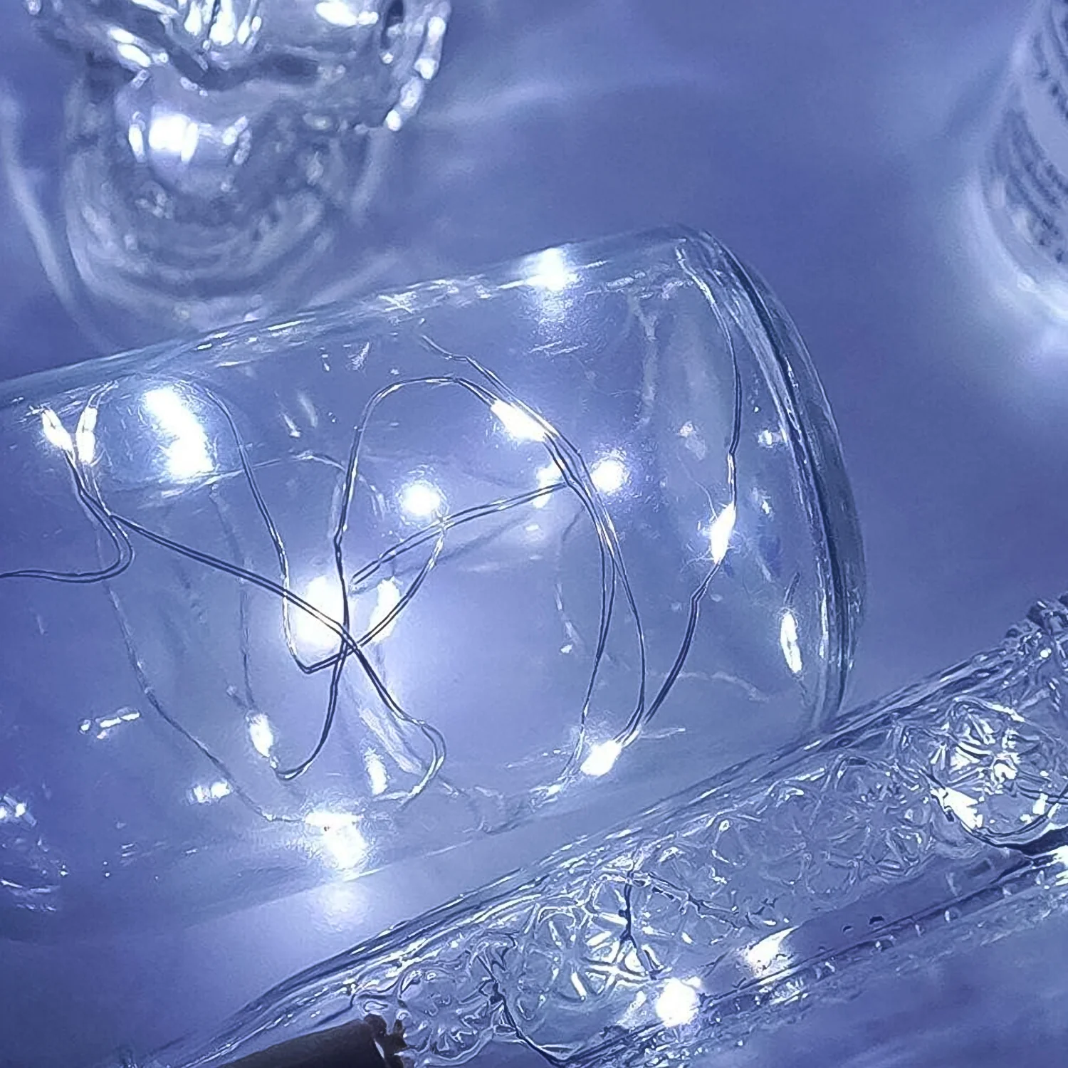 Wine Bottle Cork String Light | Multi LED / 2M Cable (White / 1 Pc) - Image 5