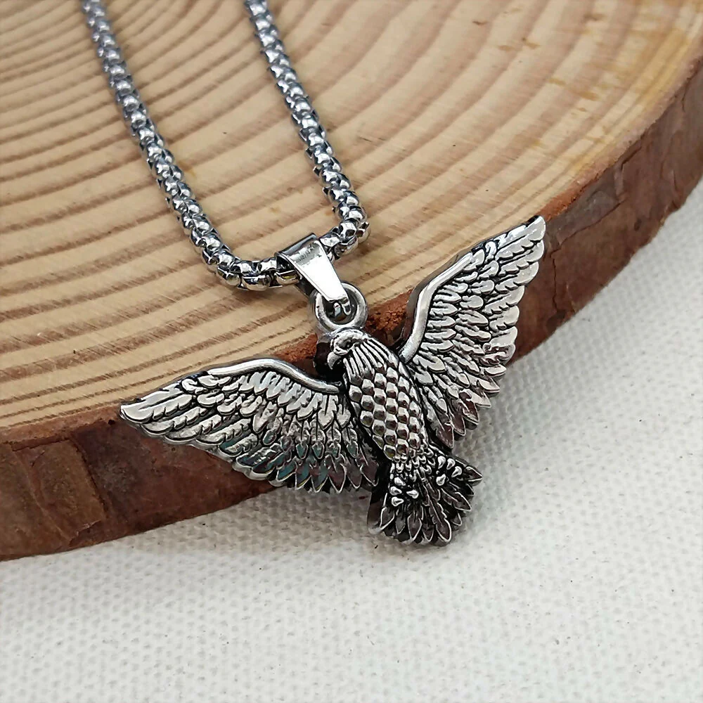 Winged Eagle Chain Pendant For Men and Women - Image 3