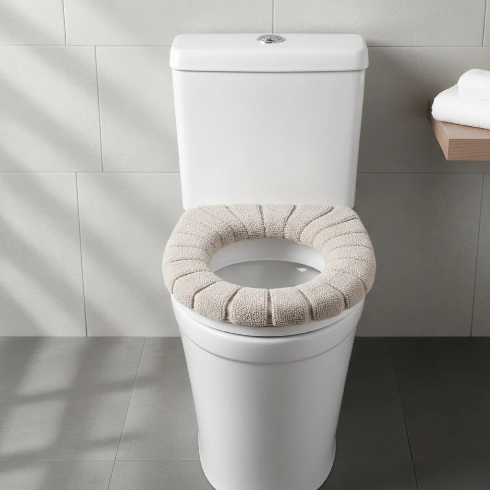 Winter Comfortable Soft Toilet Seat Mat Cover Cushion Plush - Image 2
