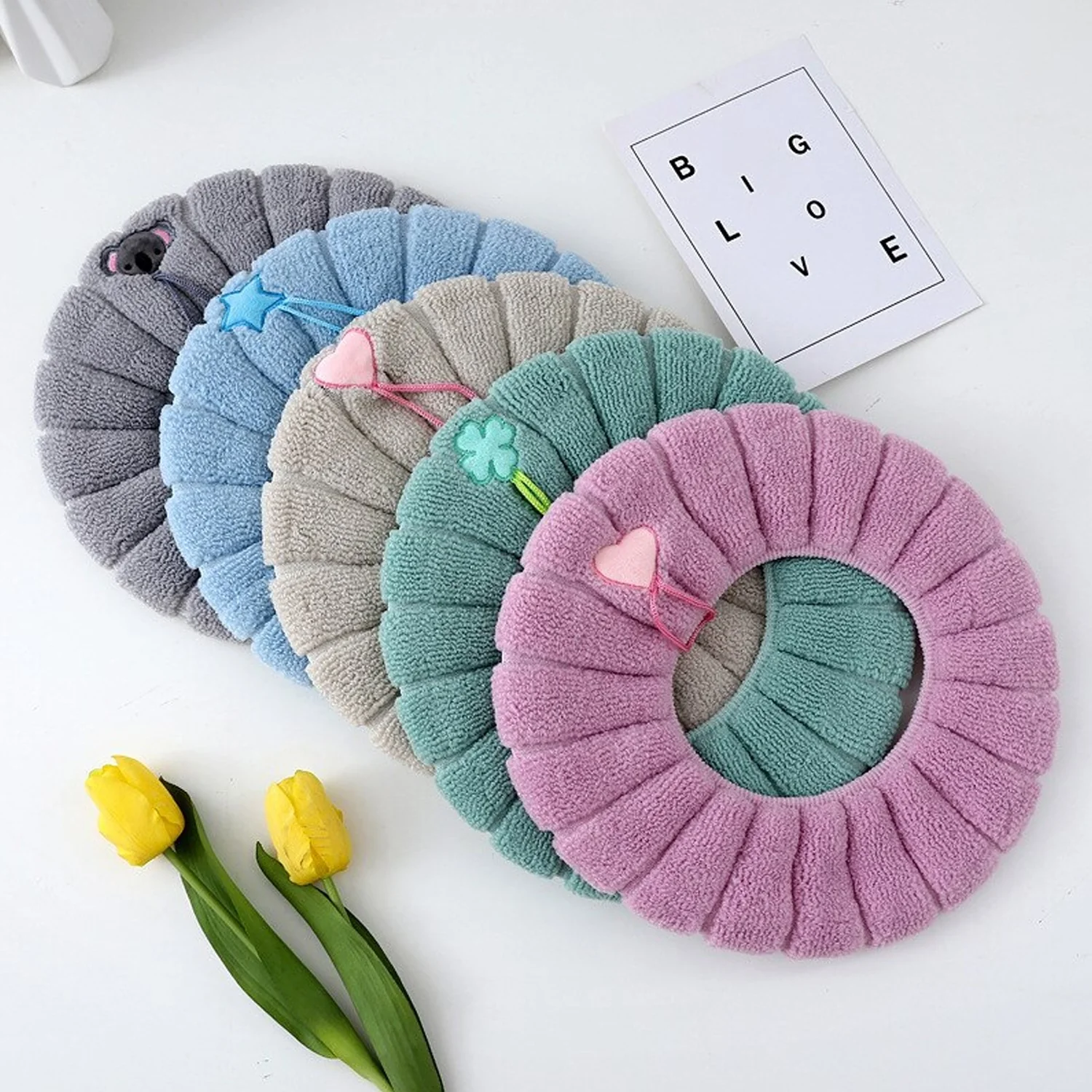Winter Comfortable Soft Toilet Seat Mat Cover Cushion Plush - Image 5
