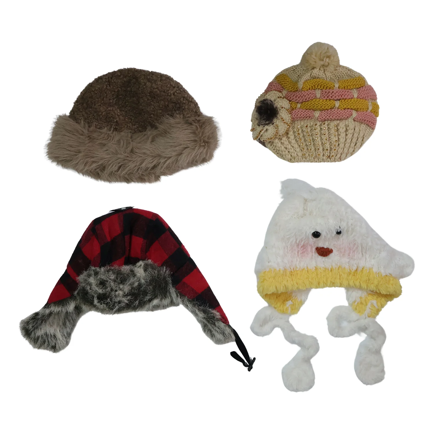 Winter Warm Woolen Cap and Lightweight Summer Fashion Cap (1 Pc, Mix Random Design) - Image 4