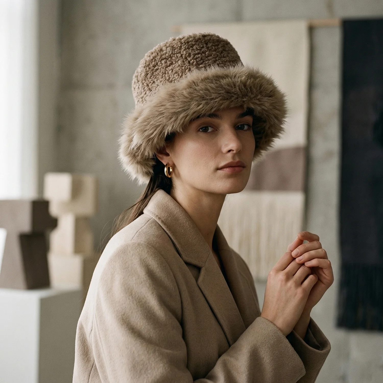 Winter Warm Woolen Cap and Lightweight Summer Fashion Cap (1 Pc, Mix Random Design) - Image 5