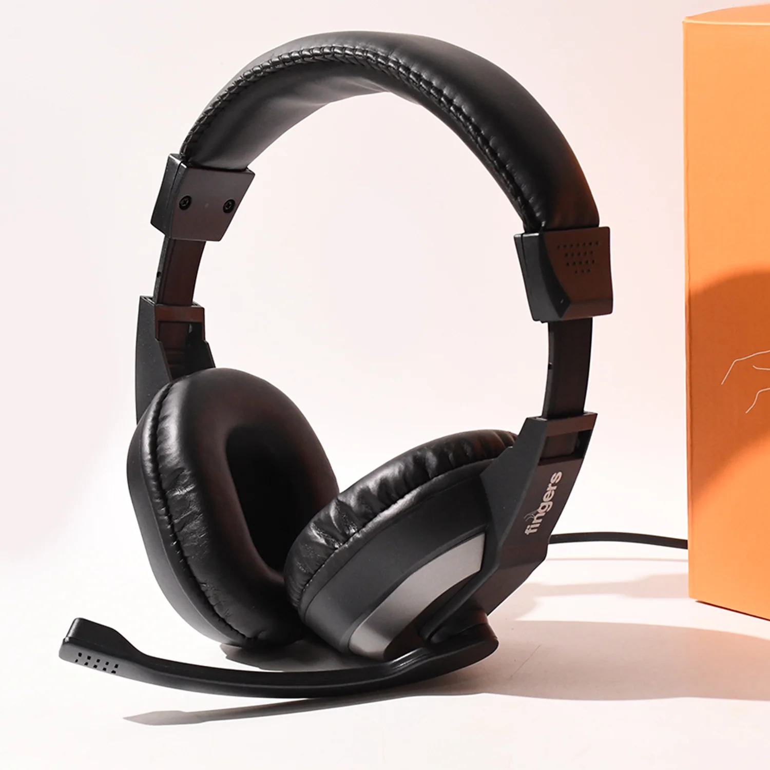 Wired Headset with Adjustable Headband & Noise-Isolating Mic Set - Image 7