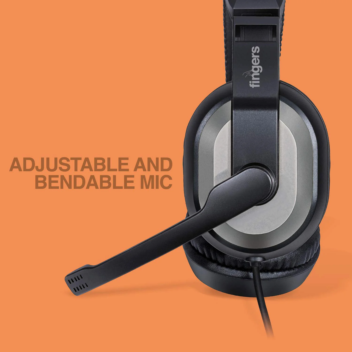 Wired Headset with Adjustable Headband & Noise-Isolating Mic Set - Image 8