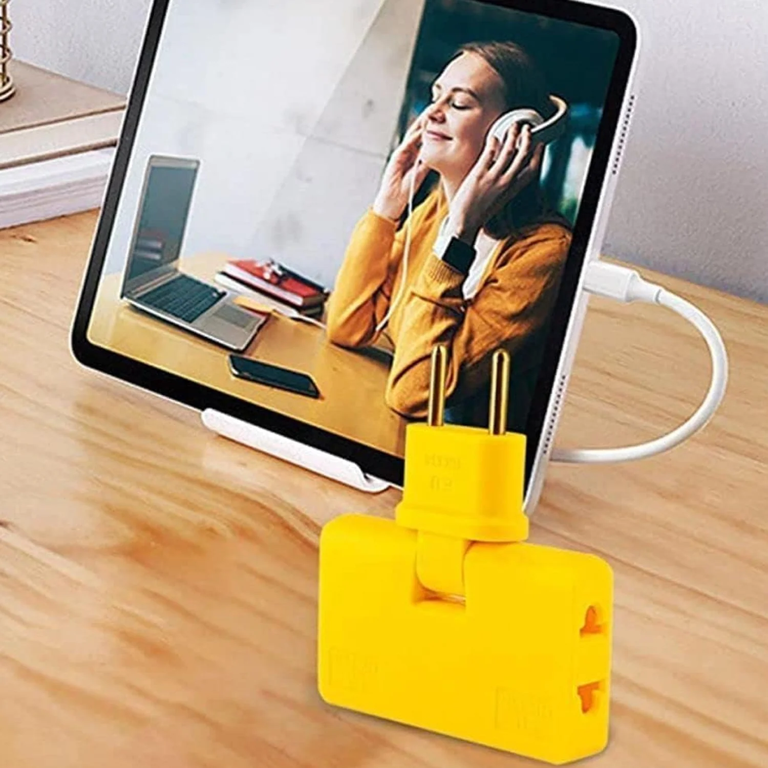 Wireless 3 in 1 Foldable Wall Plug Adapter / Socket / Converter (1 Pc) - Image 7