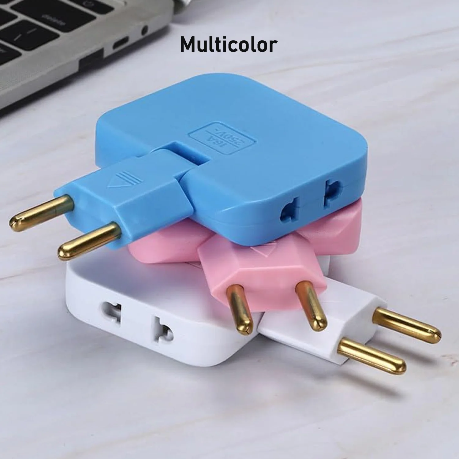 Wireless 3 in 1 Foldable Wall Plug Adapter / Socket / Converter (1 Pc) - Image 9