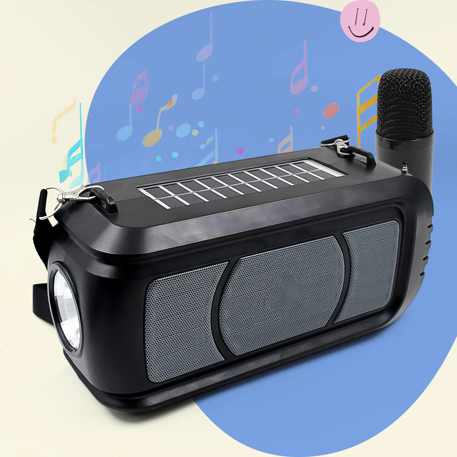 Wireless Bluetooth Speaker 5W High Bass with Wireless Mic / Microphone - Image 2