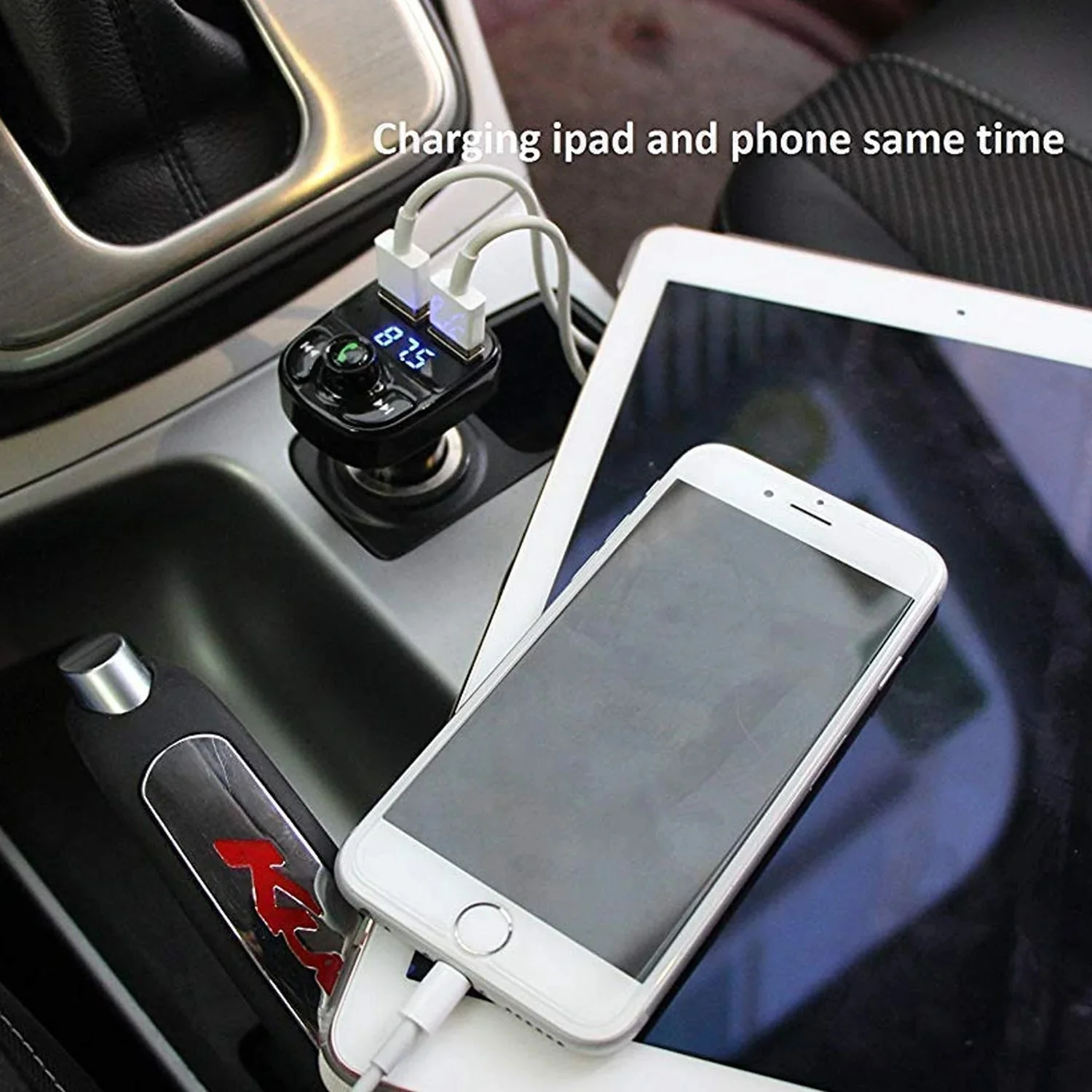 Wireless Car Charger With Dual USB Fast Charging Ports 1 Pc - Image 3